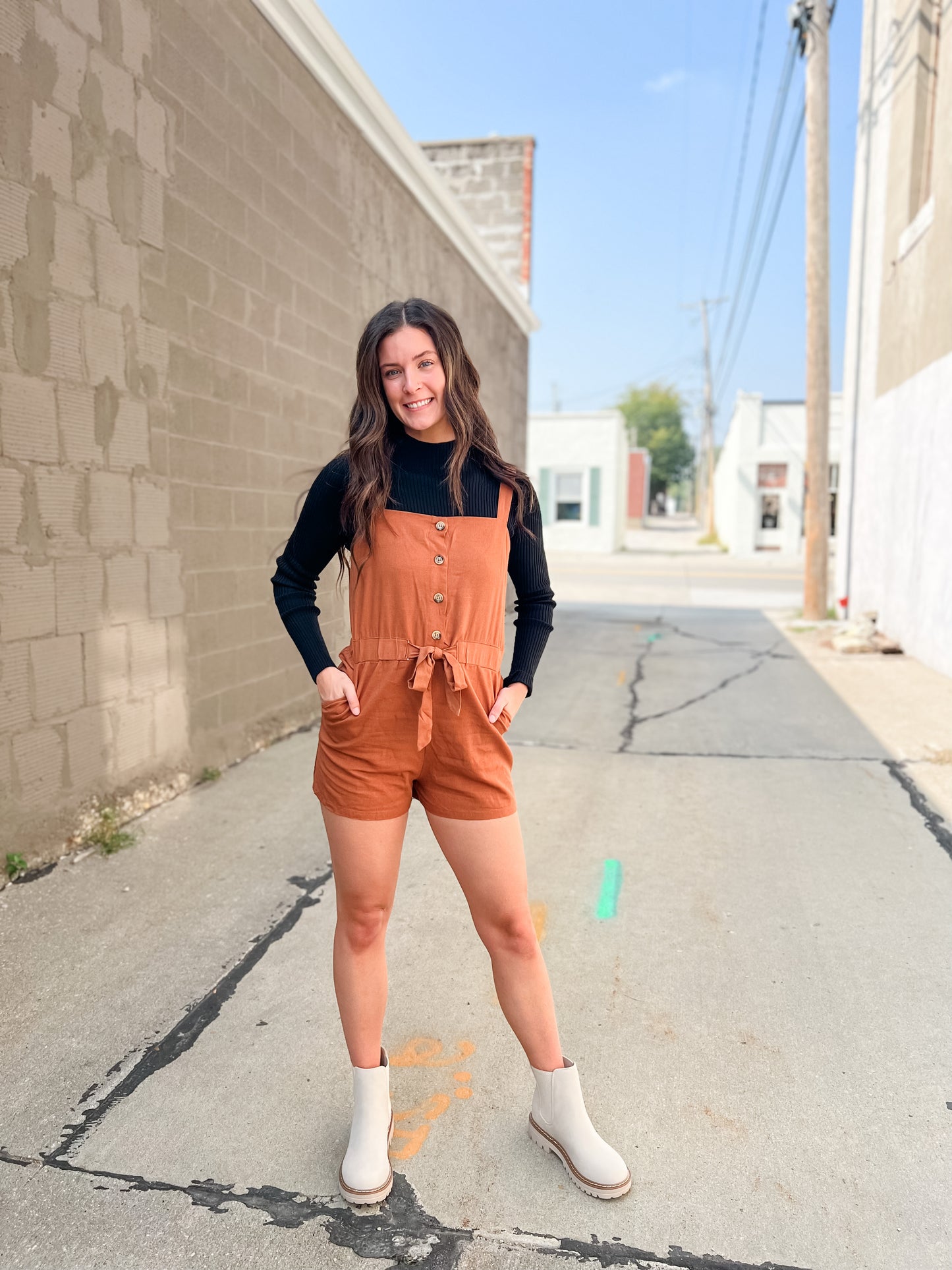 Coffee Cake Romper