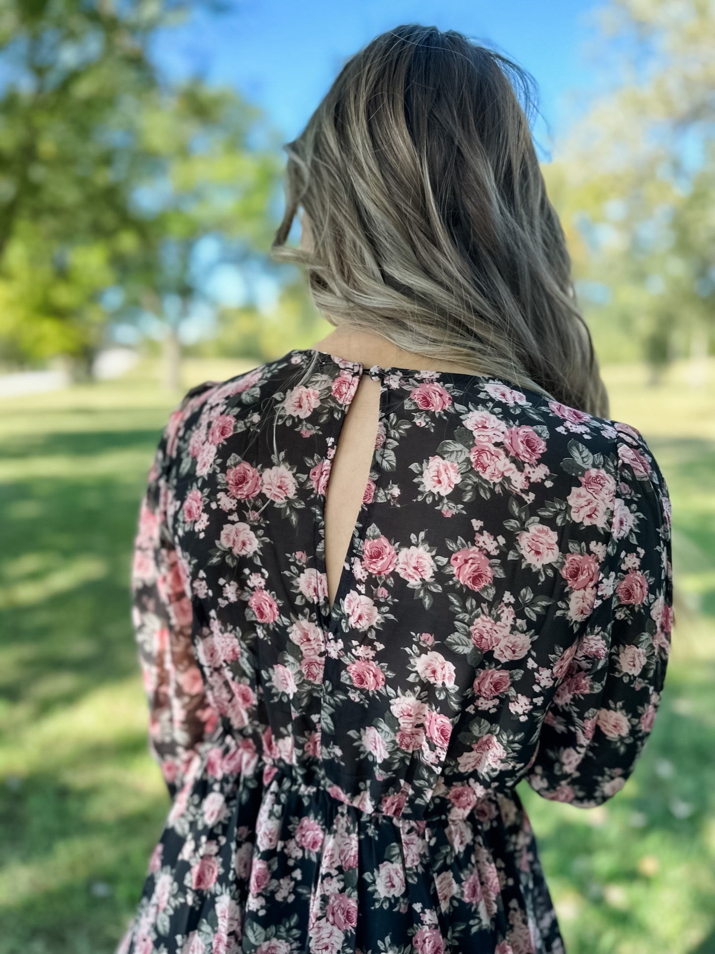 Posey Lane Floral Mini Dress