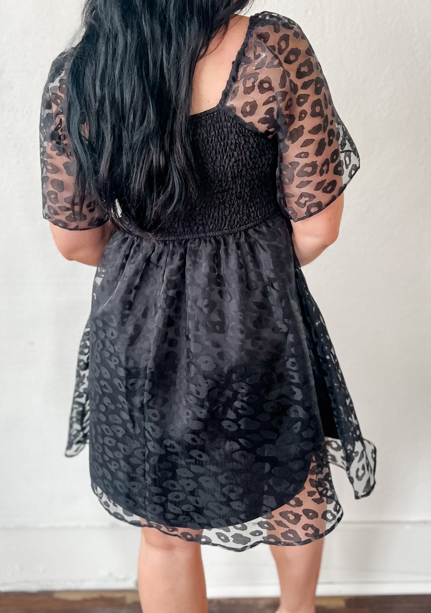 Evelyn Leopard Print Dress