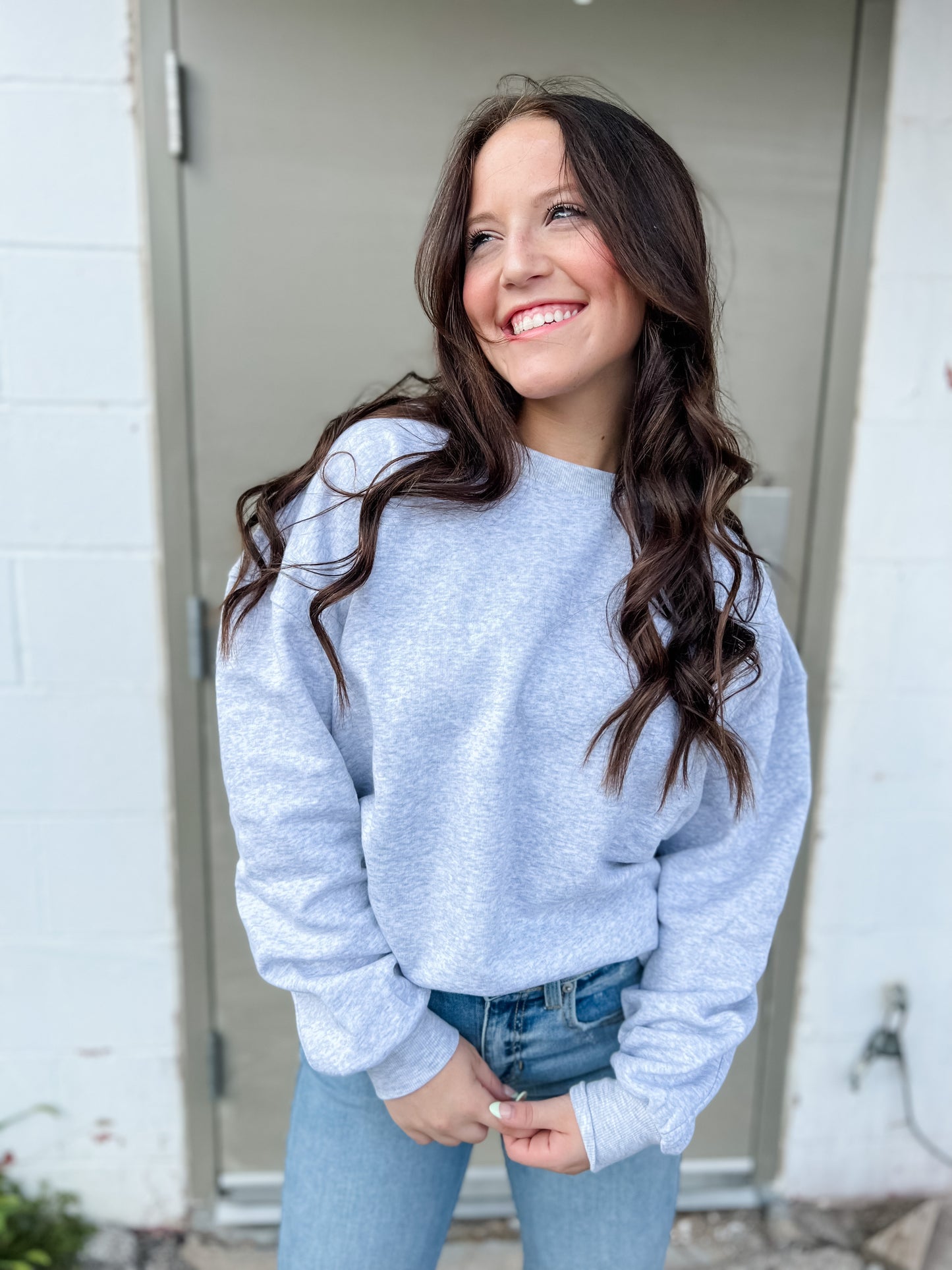 Sandstone Oversized Crew - Heather
