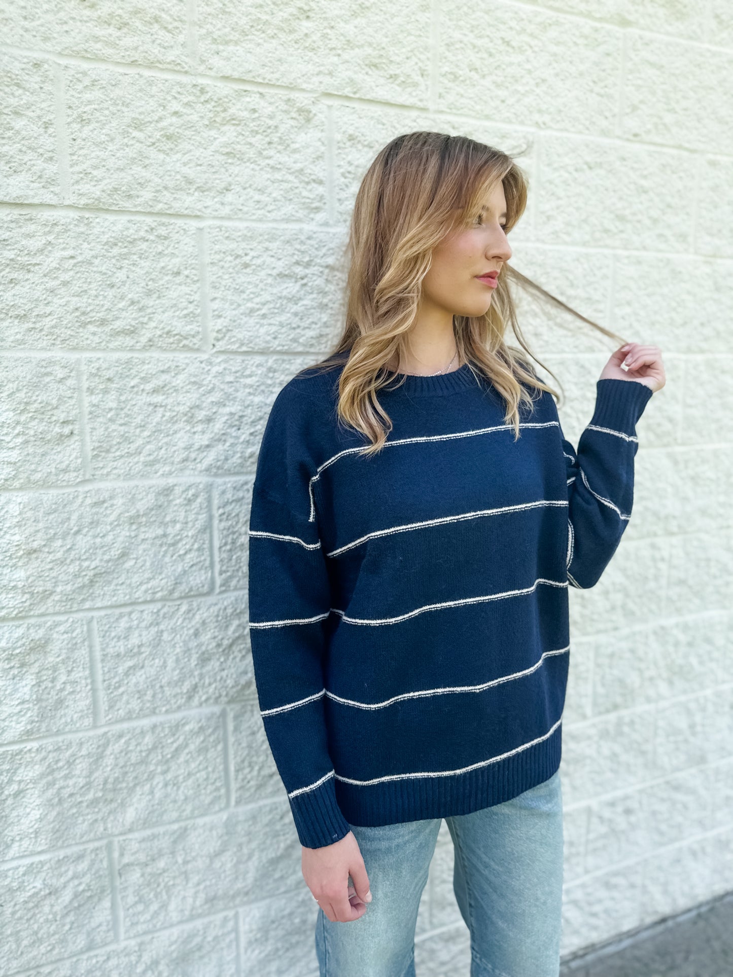 Sugar Maple Sweater - Navy
