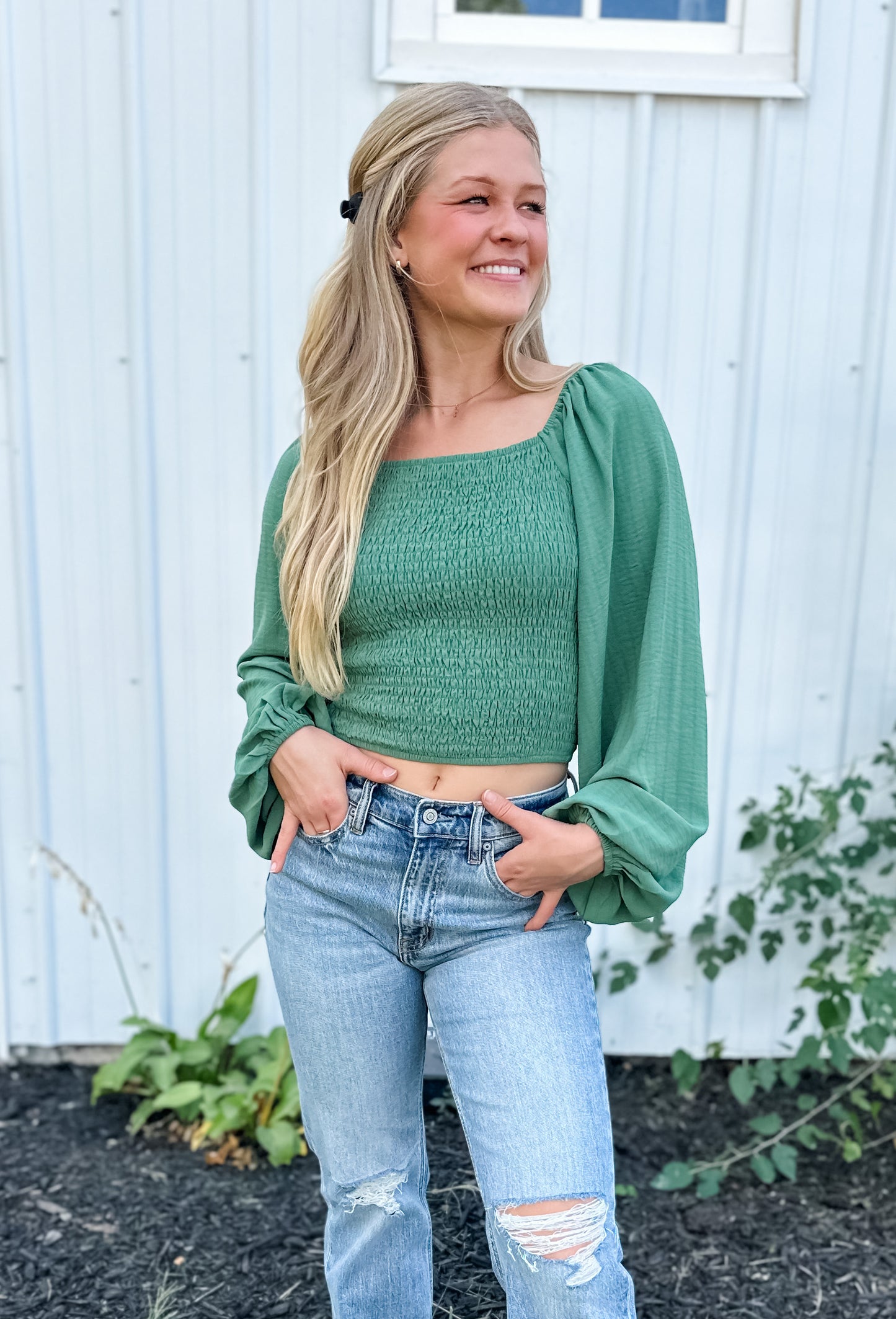 Esmeralda Puff Sleeve