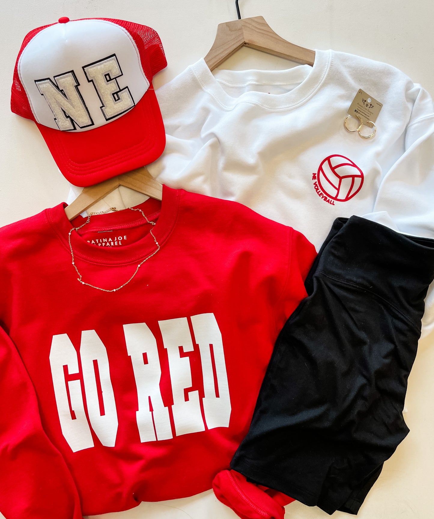 GO RED Crew - Red