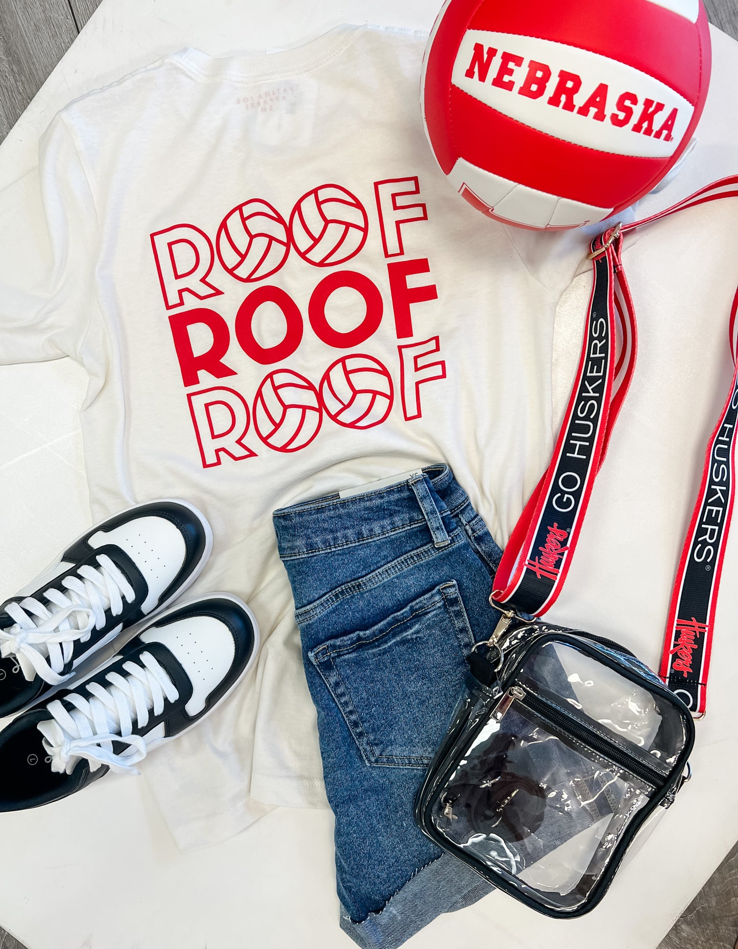 ROOF ROOF ROOF Tee - Vintage White