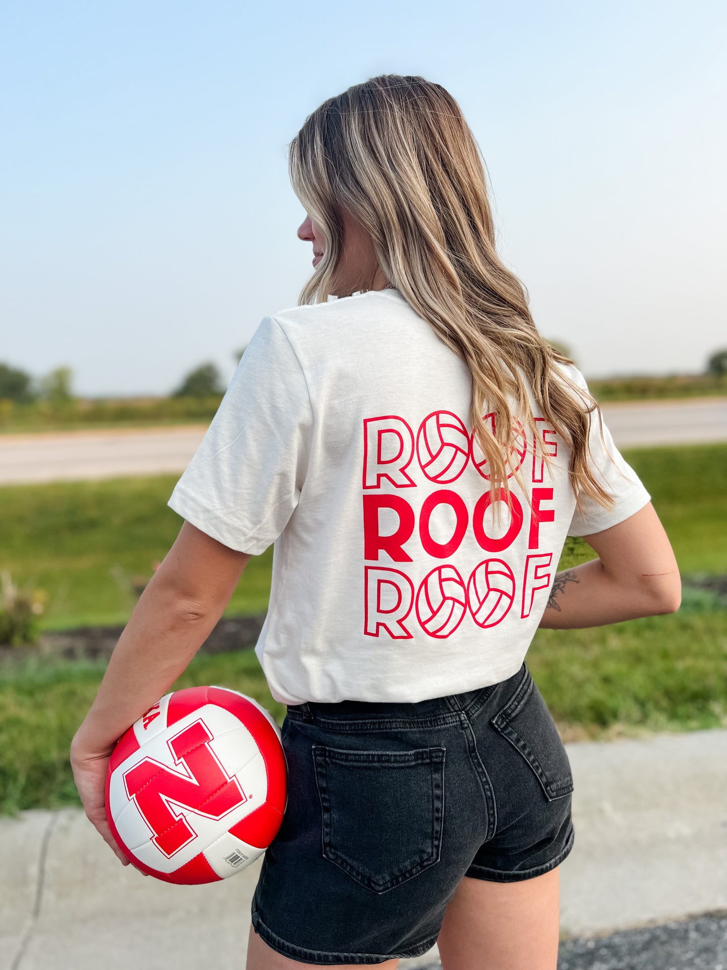 ROOF ROOF ROOF Tee - Vintage White