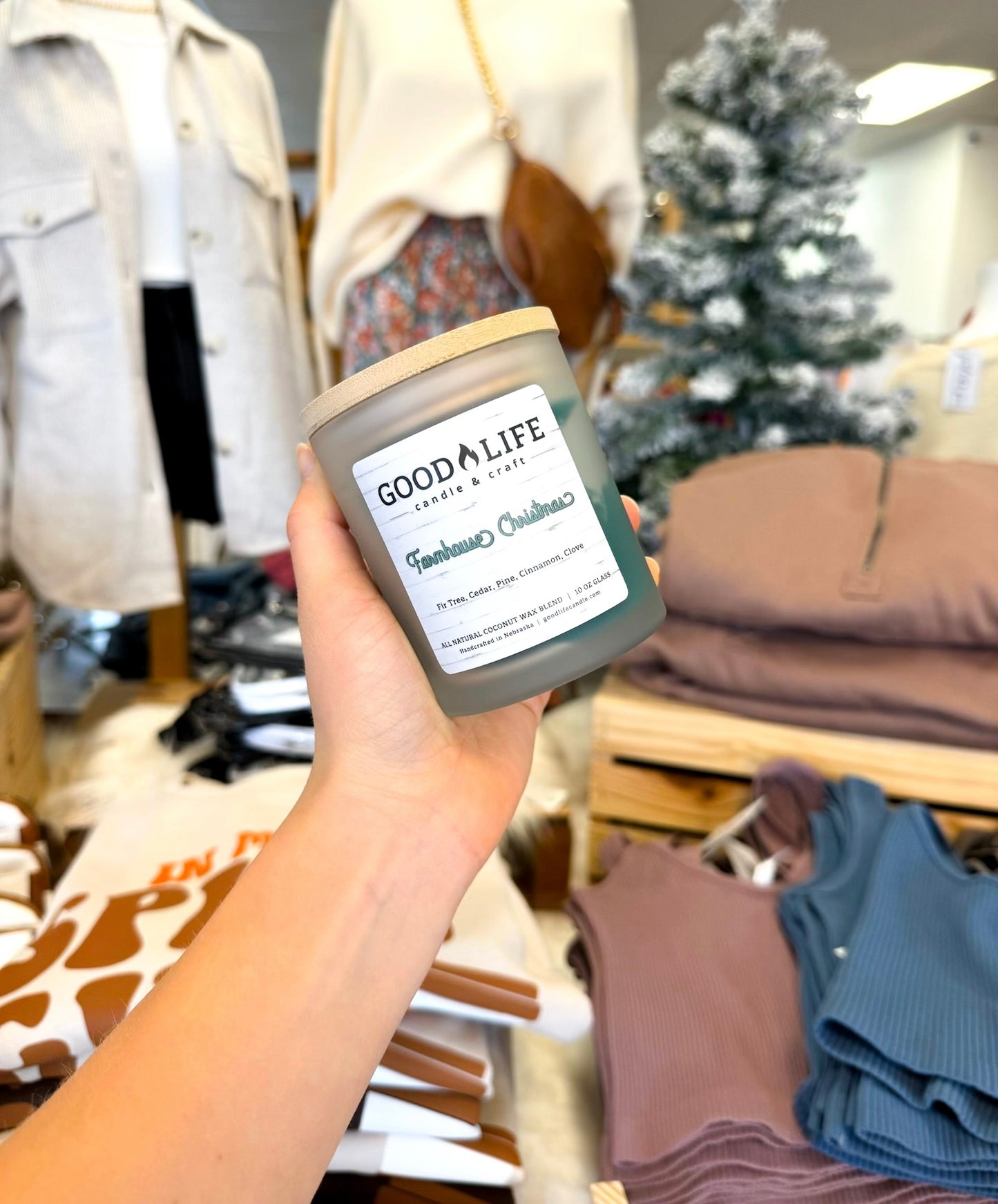 Good Life Candle 10 oz Wood Wick