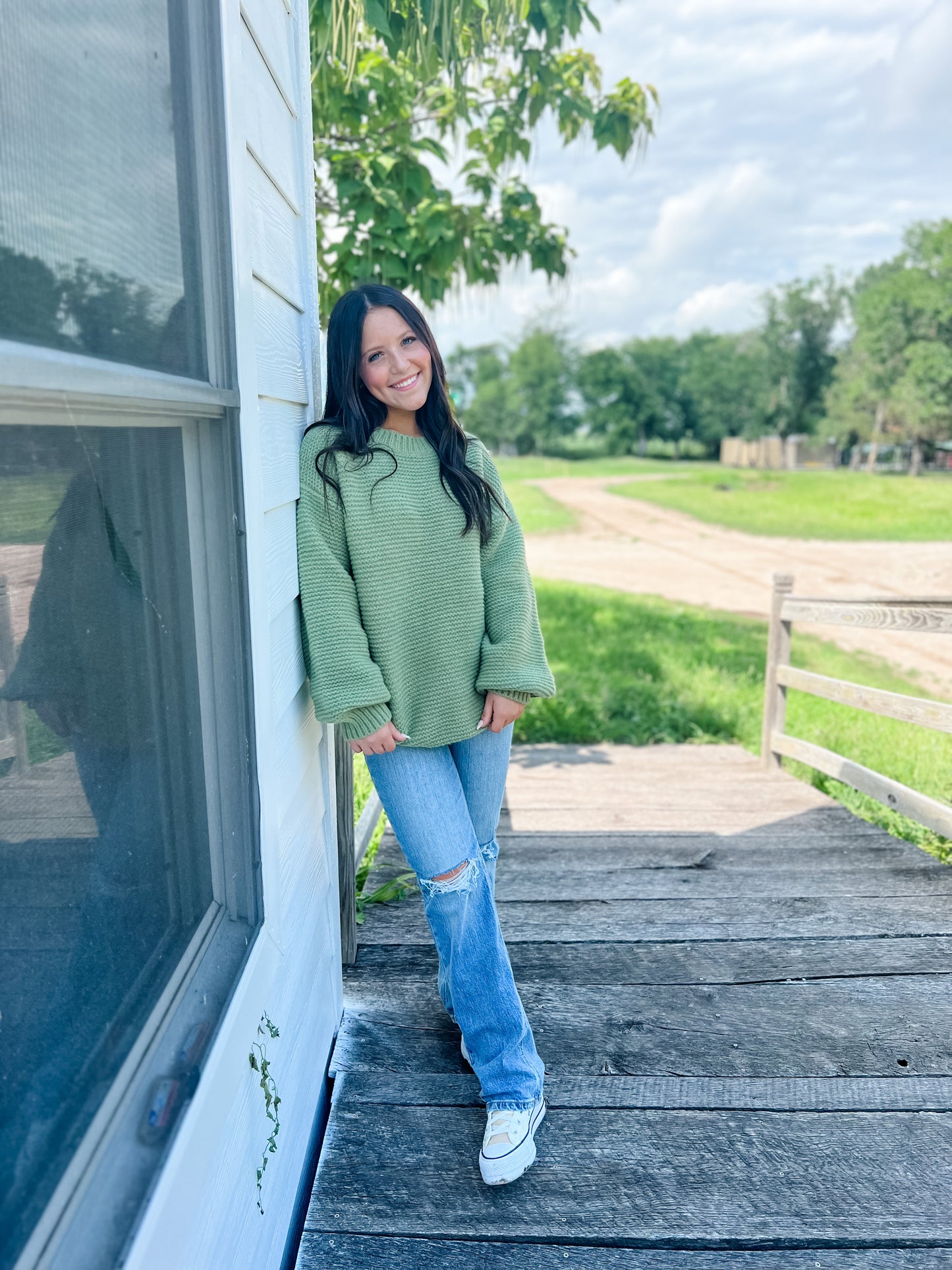 Mountain Mama Sweater - Pistachio