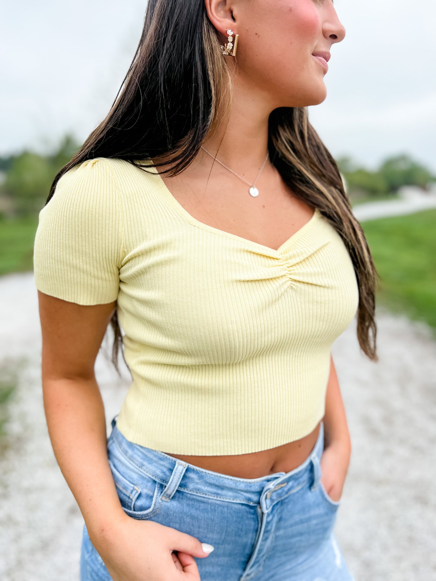 Lemonade Crop Top