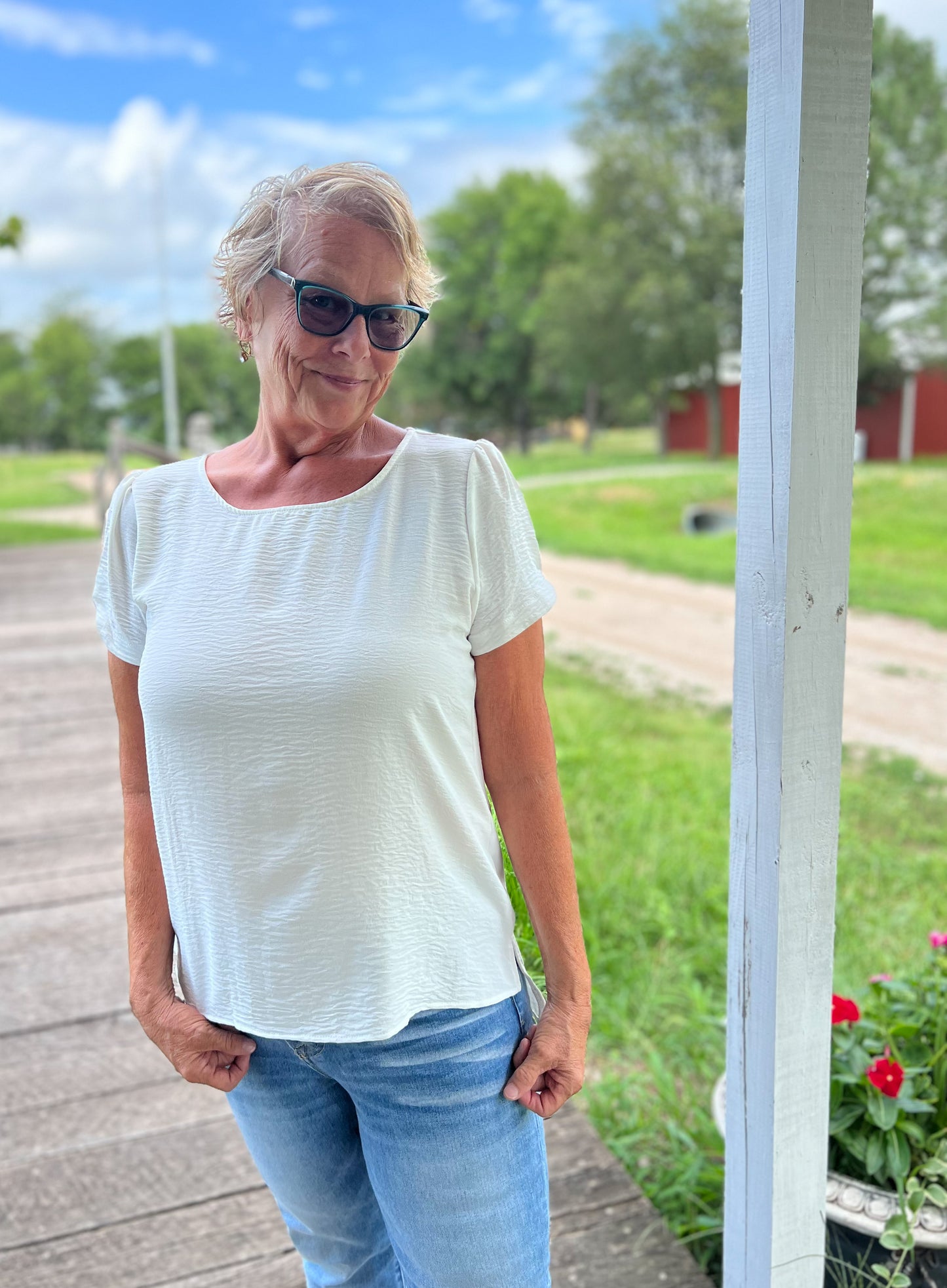 Nora Blouse - Ivory