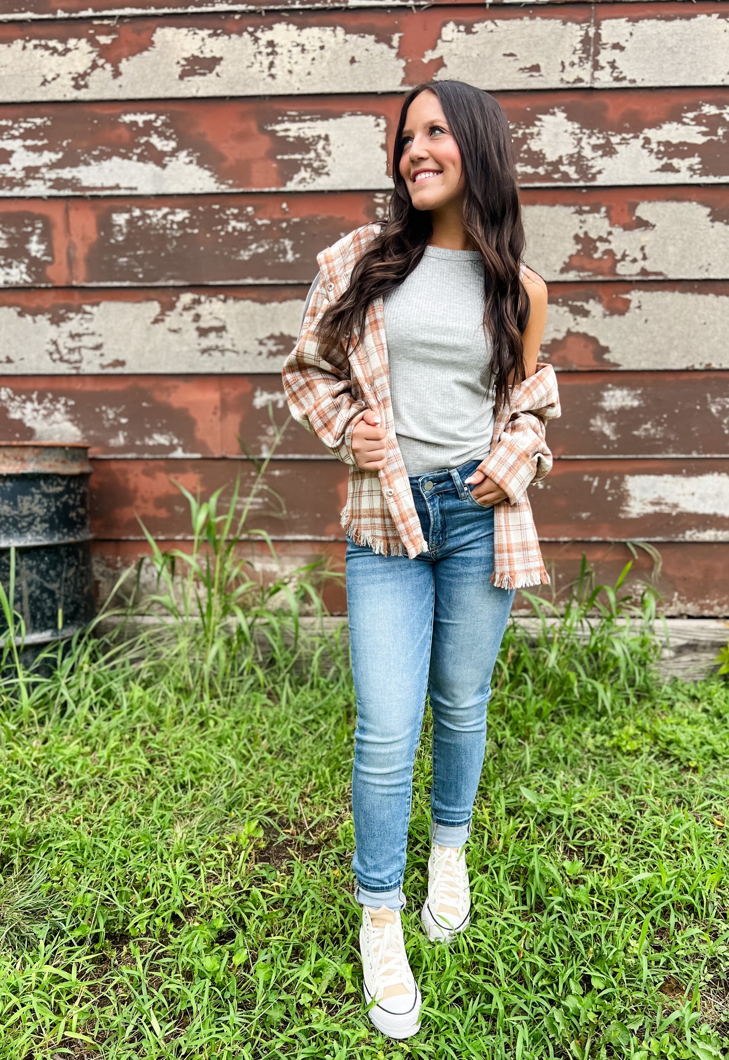 Essentially Essential Ribbed Tank - Heather Grey