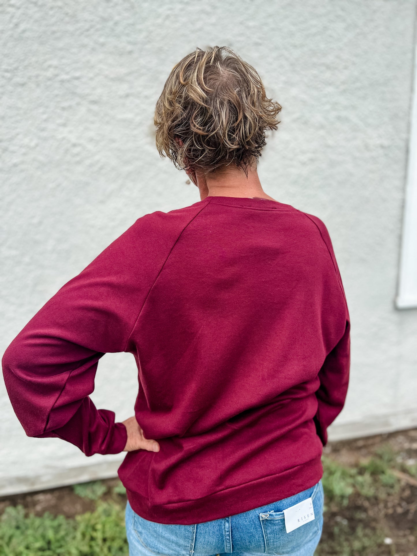 Never Enough Lightweight Crew - Burgundy