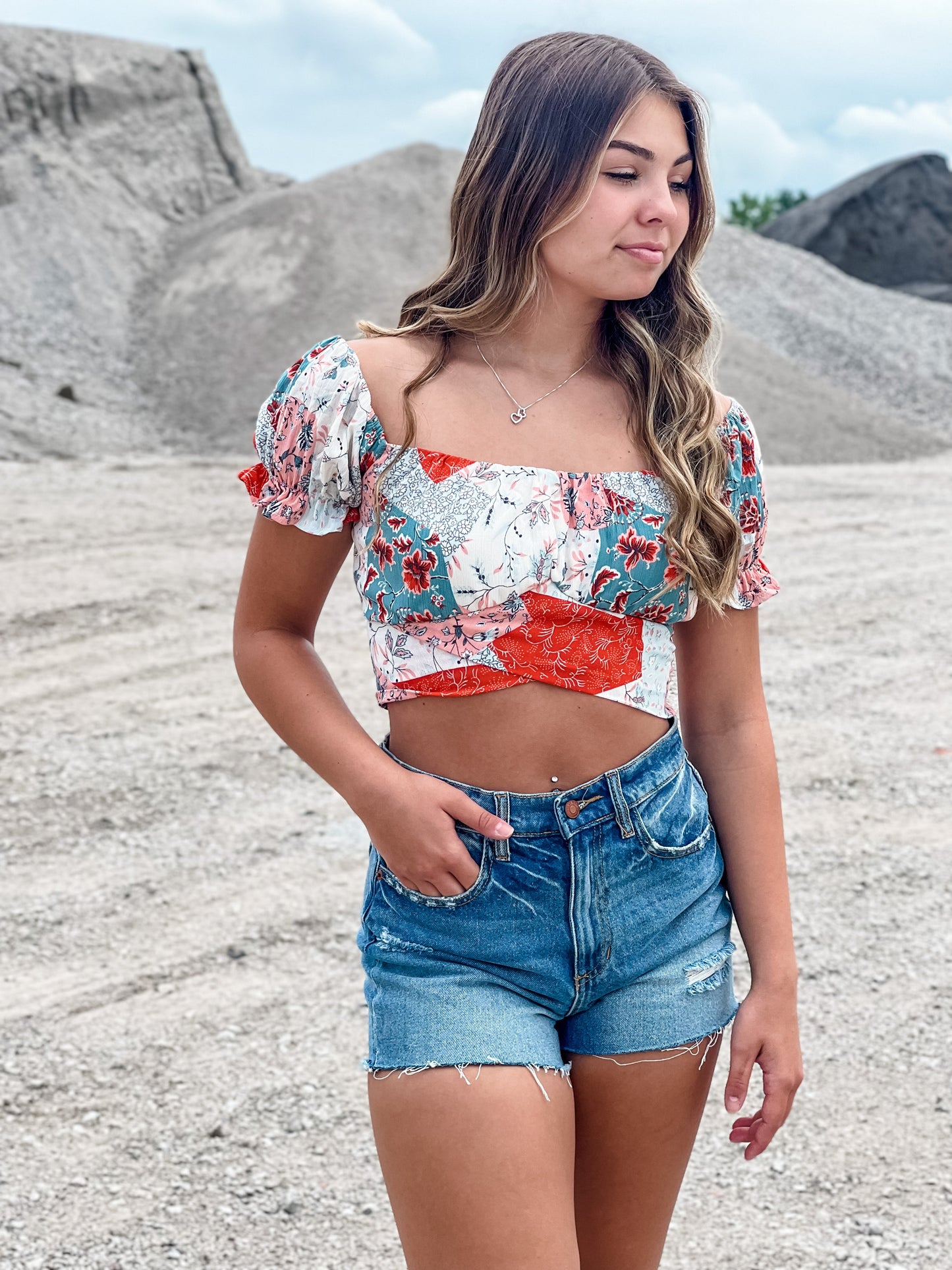 American Hunny Crop - Red Multi