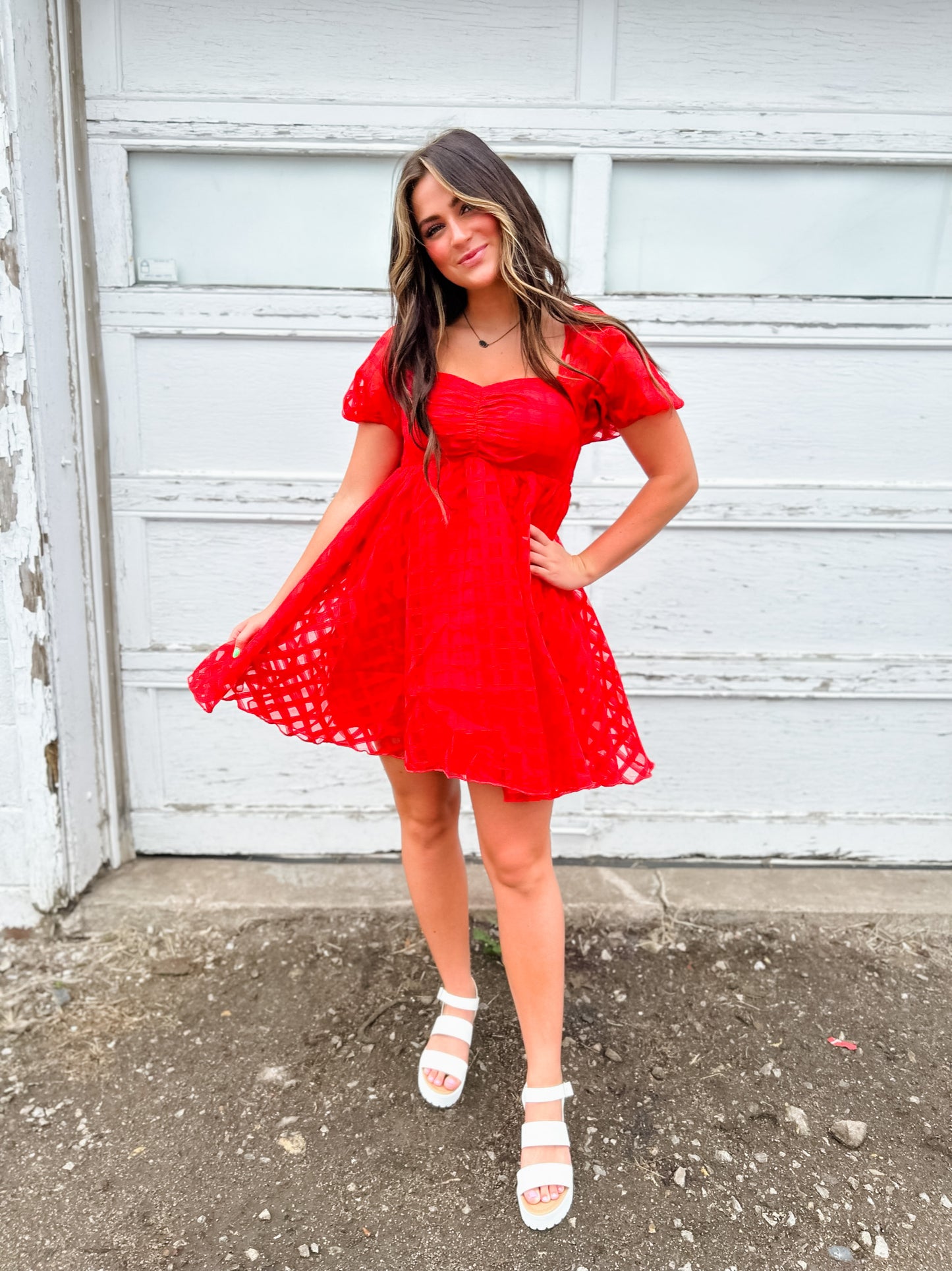 American Girl Mini Dress - Red