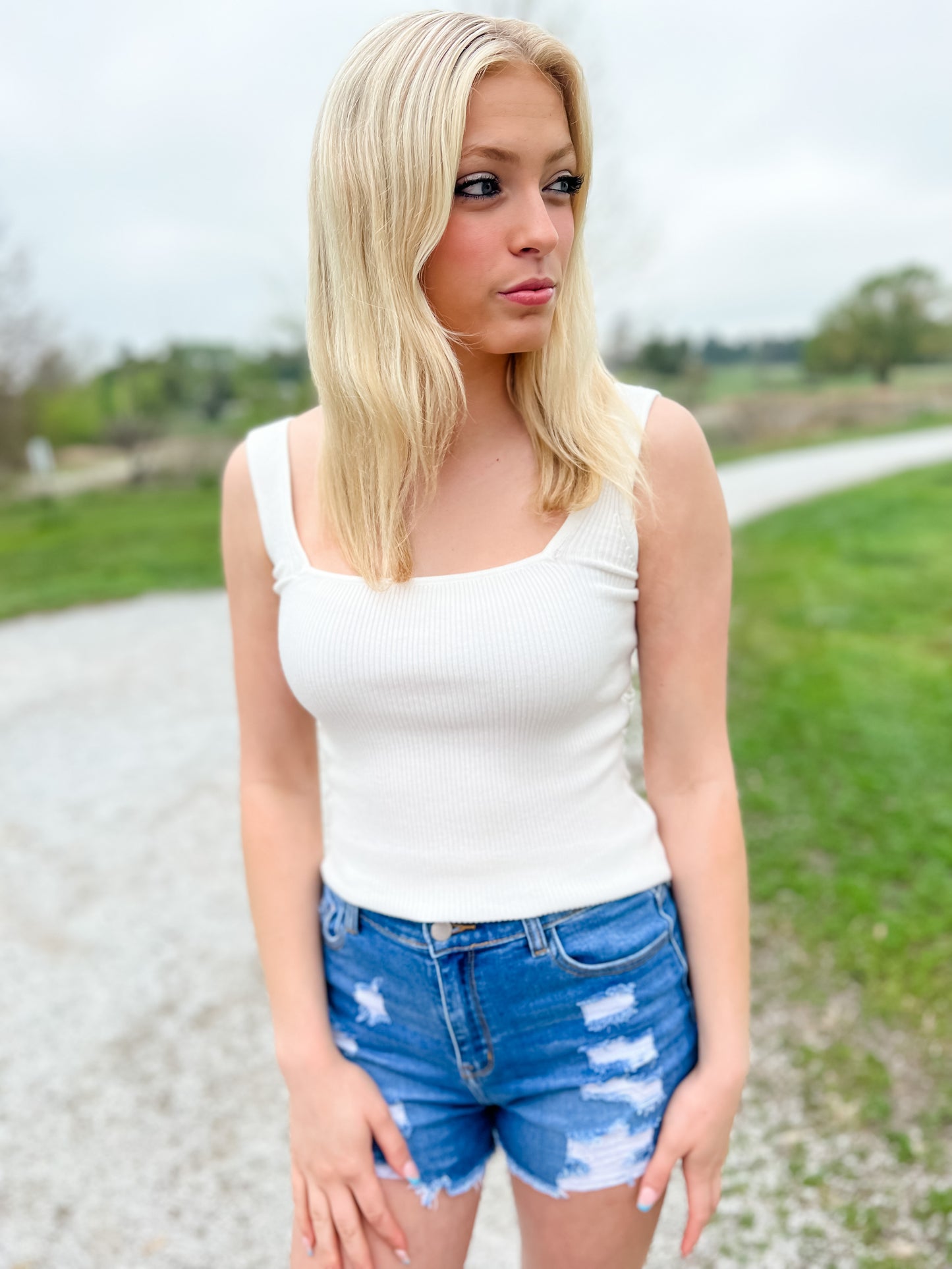 Tall City Tank - Ivory