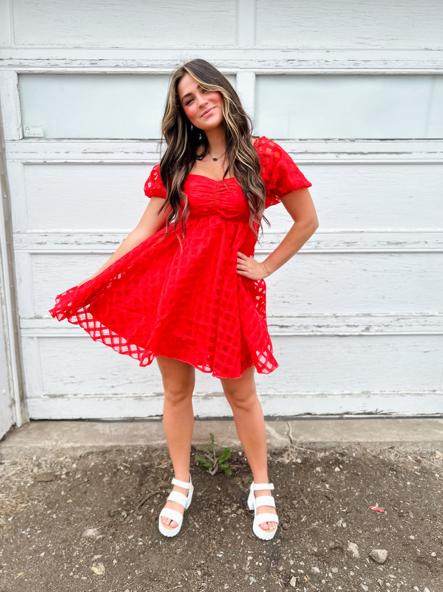 American Girl Mini Dress - Red