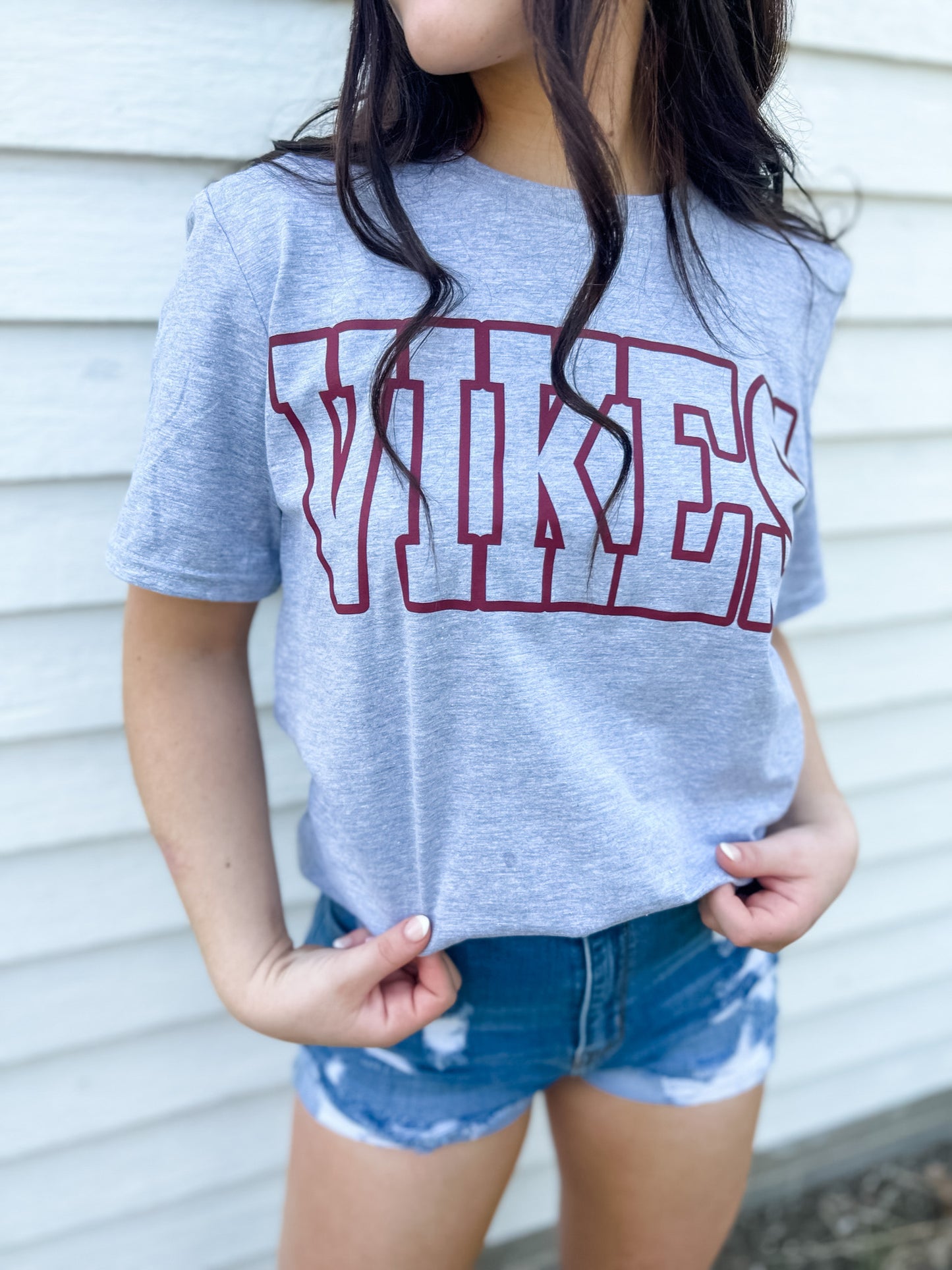 VIKES Tee - Heathered Gray