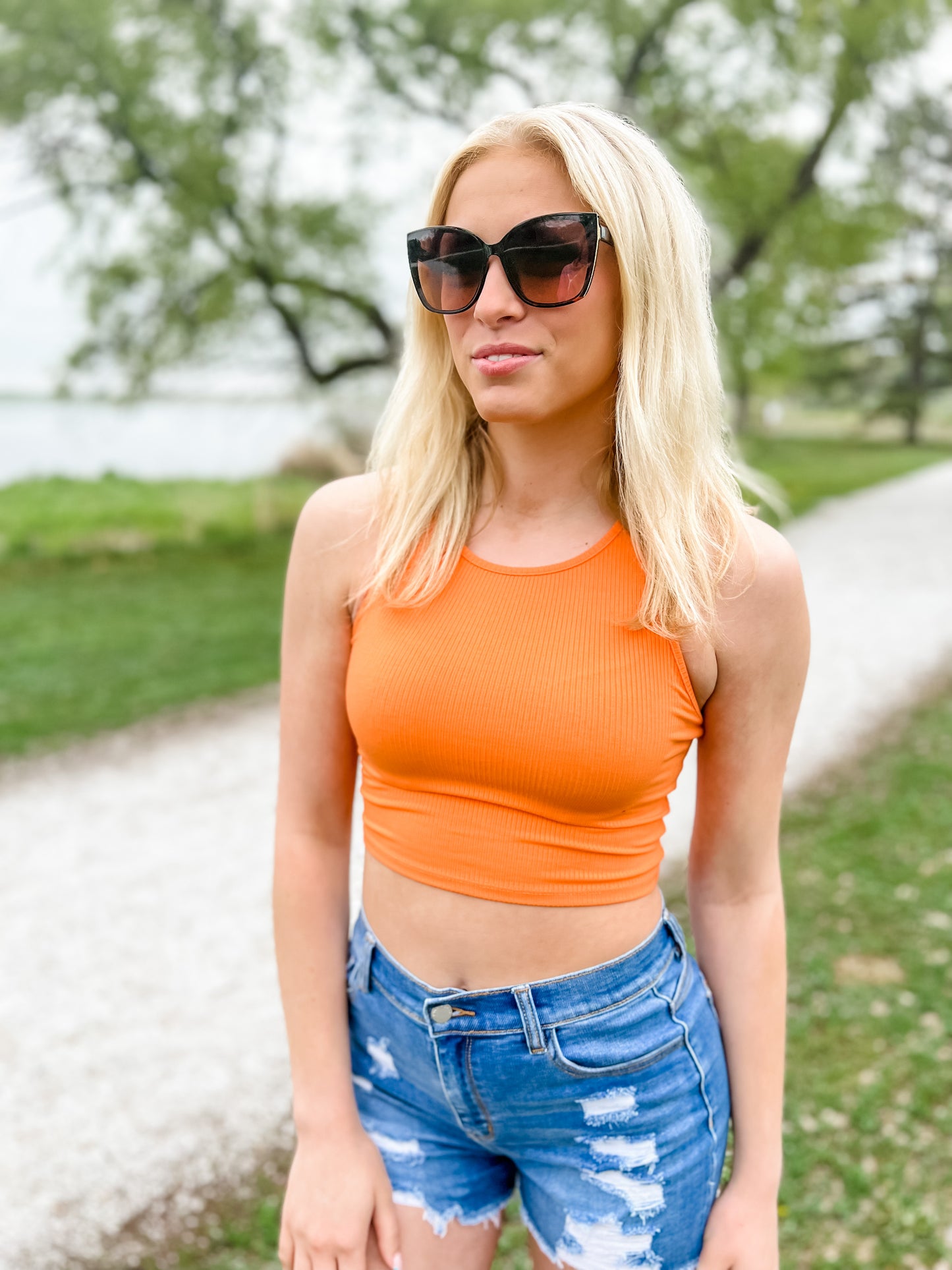 Weekend Warrior Tank - Orange