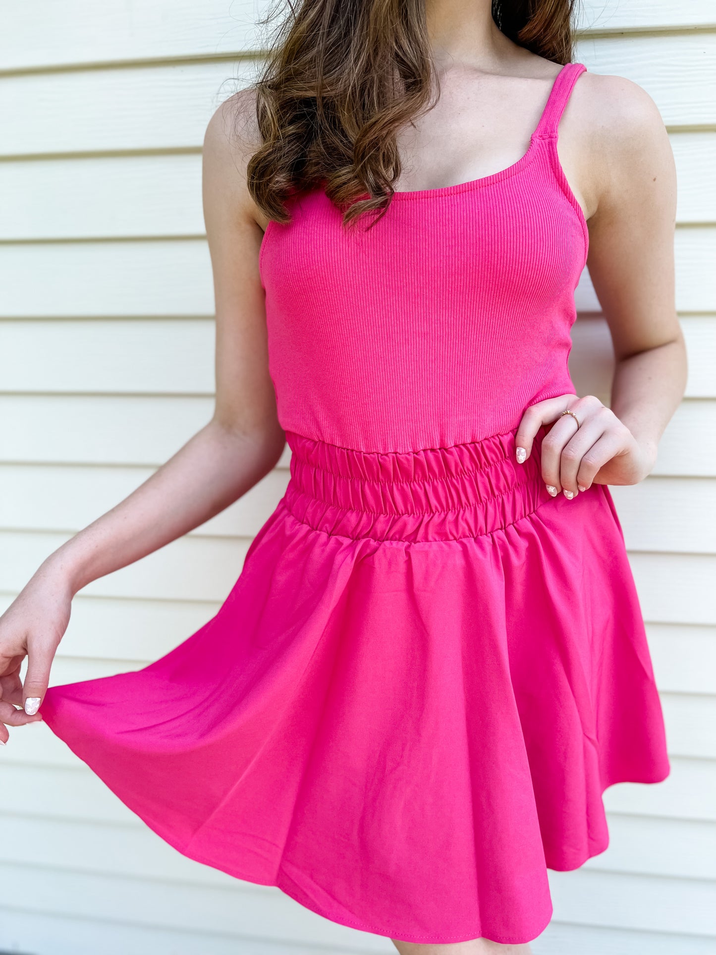 Somethin' Bout You Romper - Radiant Razz