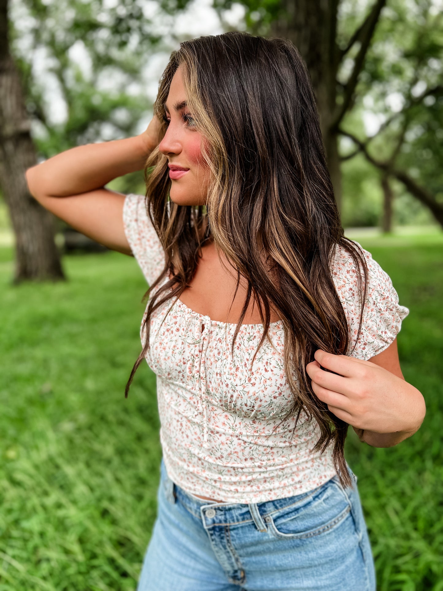 Strawberry Wine Dainty Top