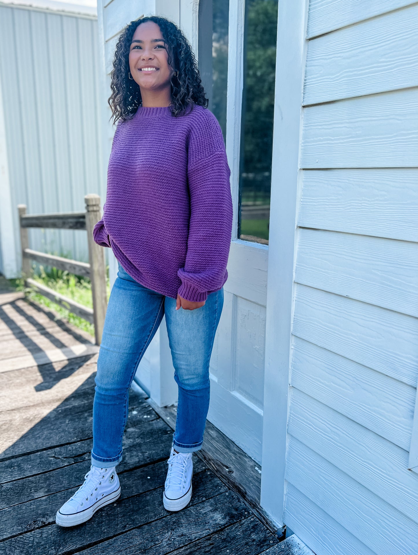 Mountain Mama Sweater - Huckleberry