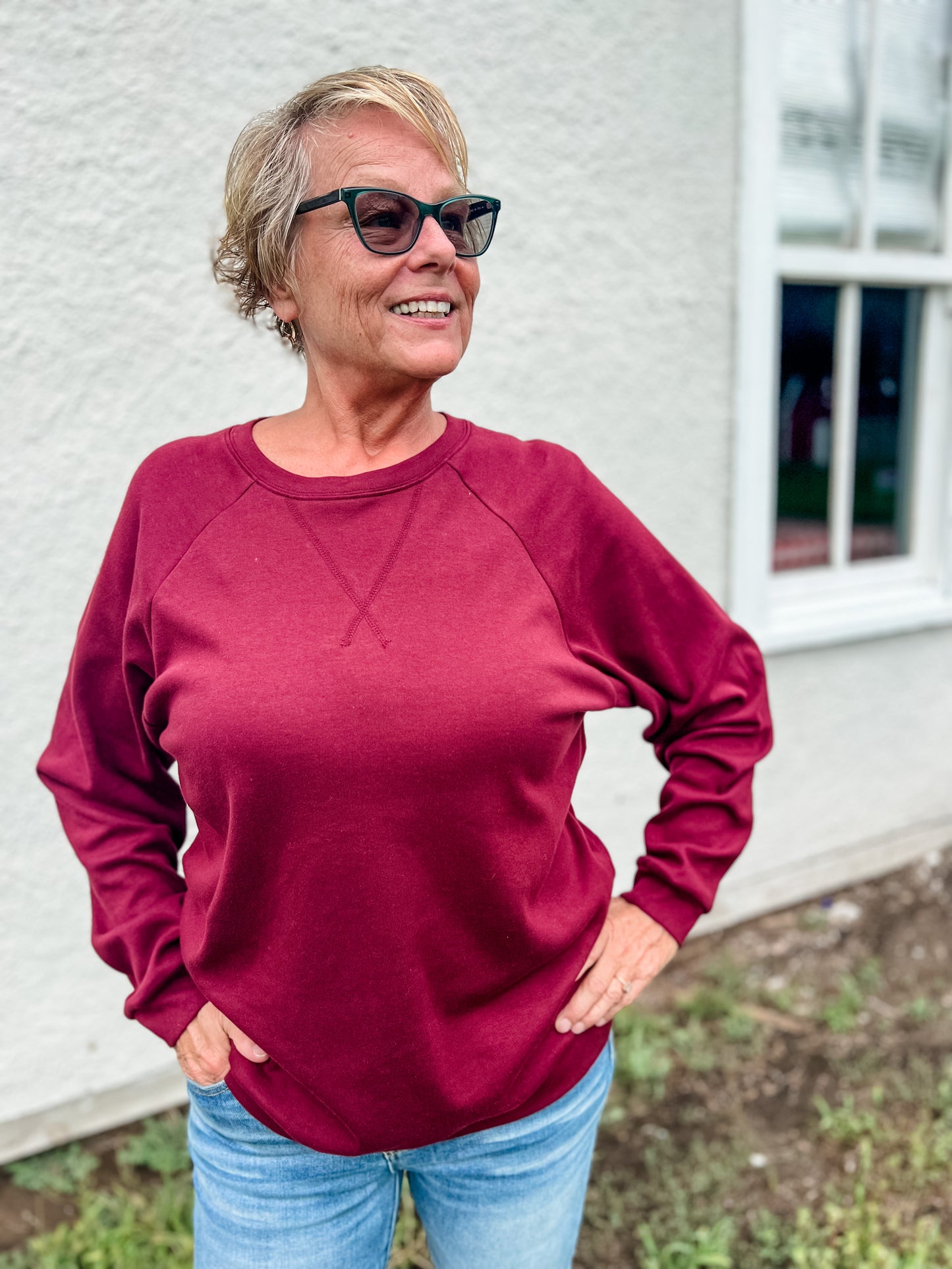 Never Enough Lightweight Crew - Burgundy