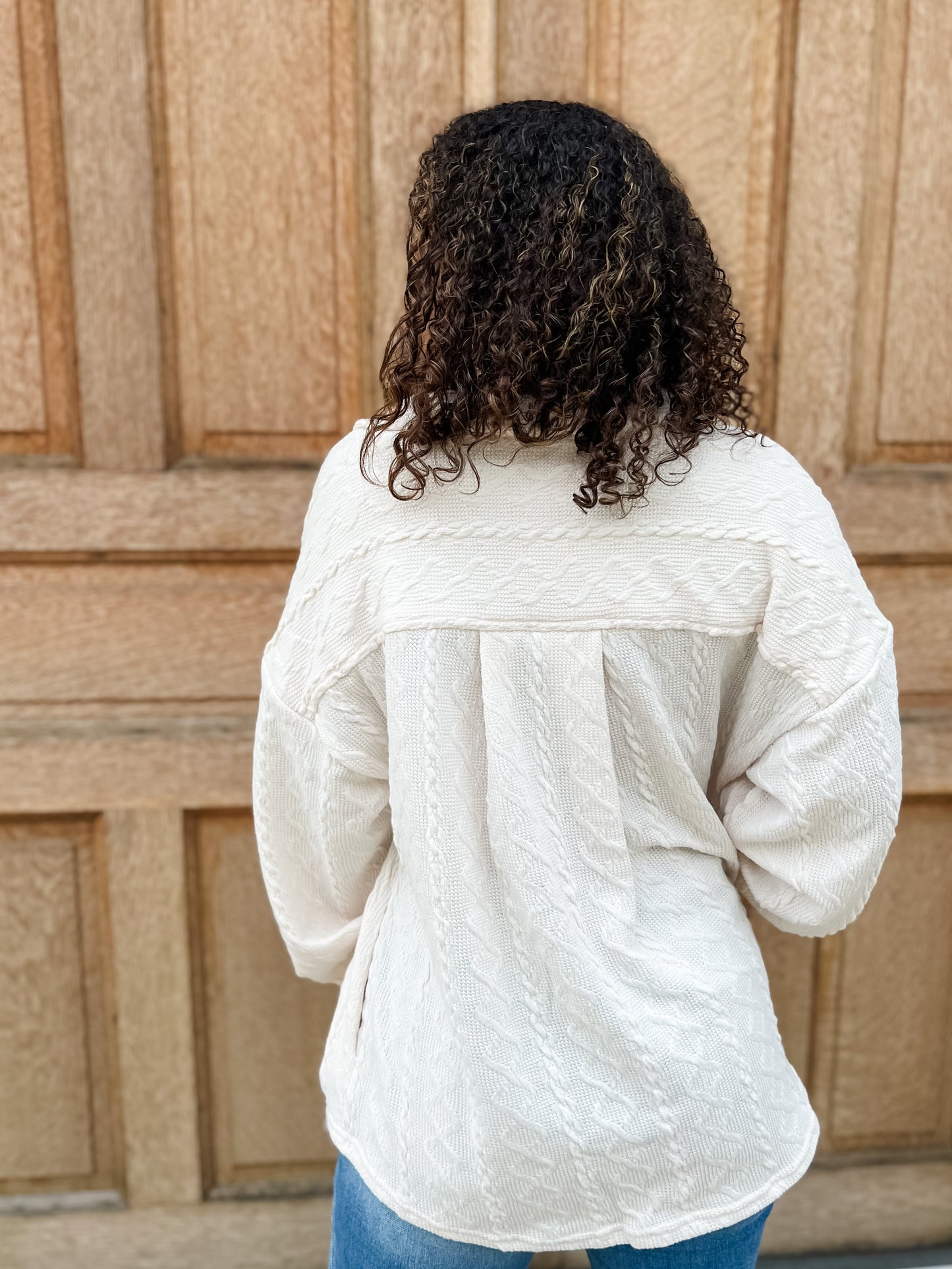 Ramblin’ Woman Shacket - Ivory