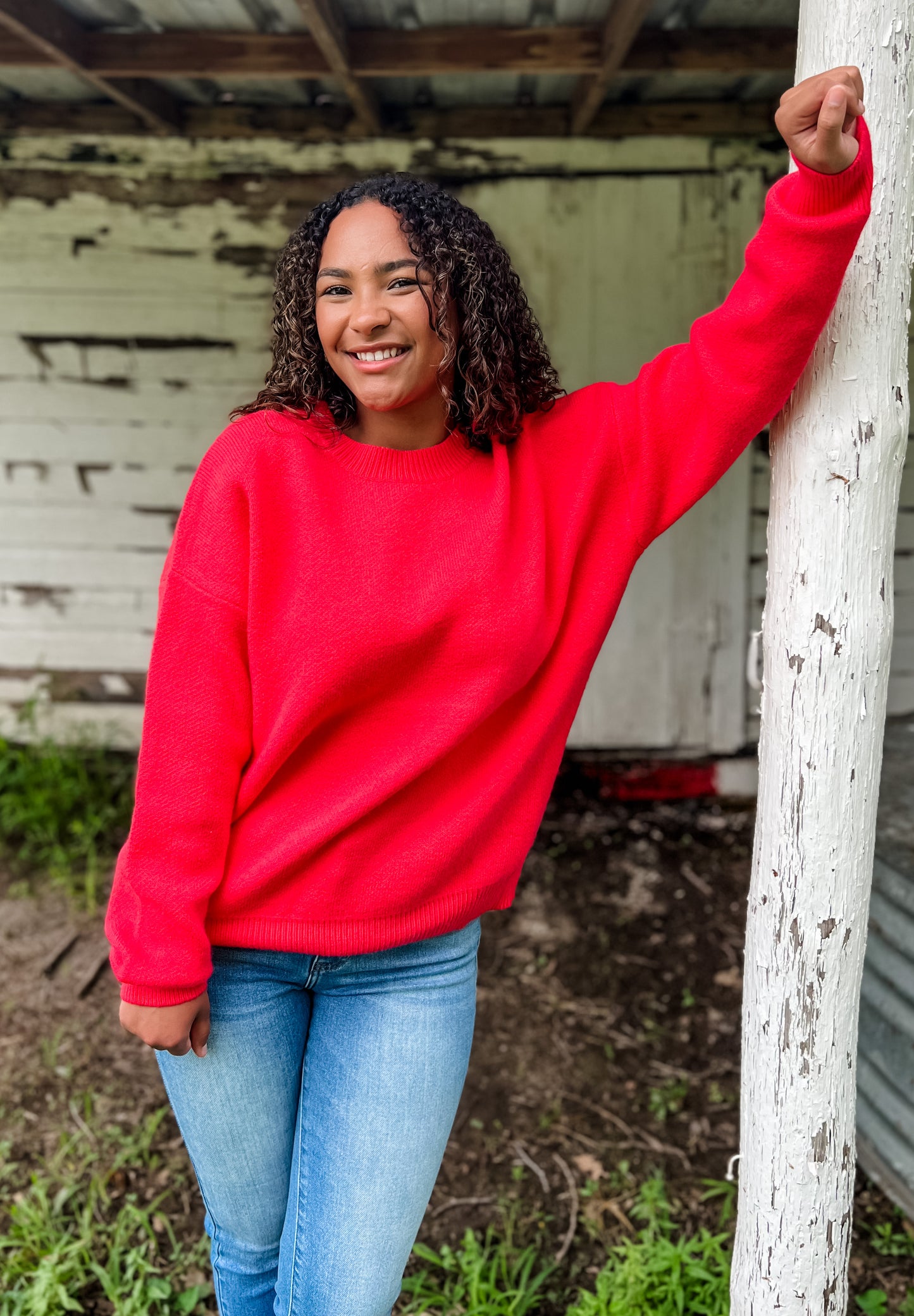 Favorite Sweater - Strawberry