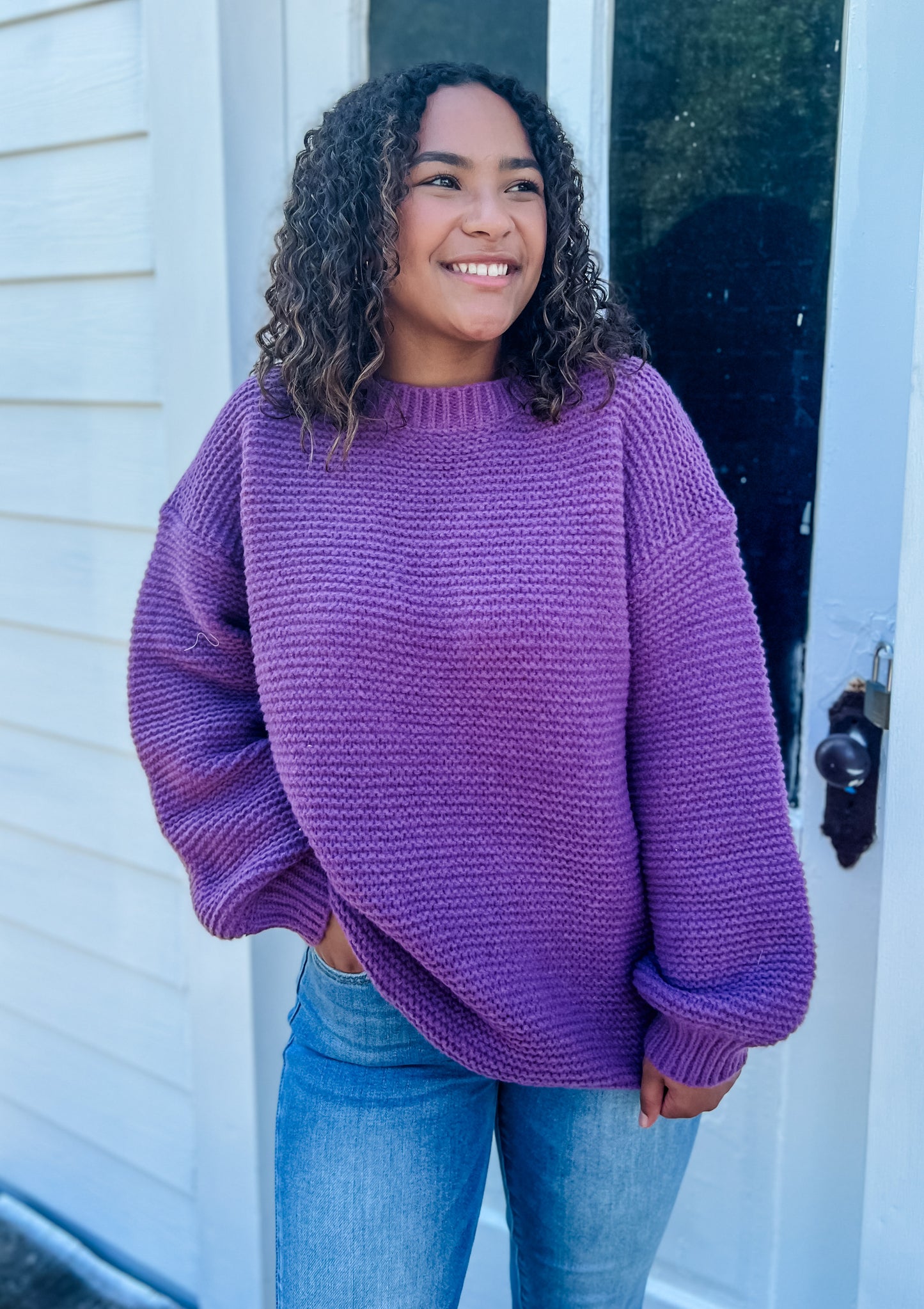 Mountain Mama Sweater - Huckleberry