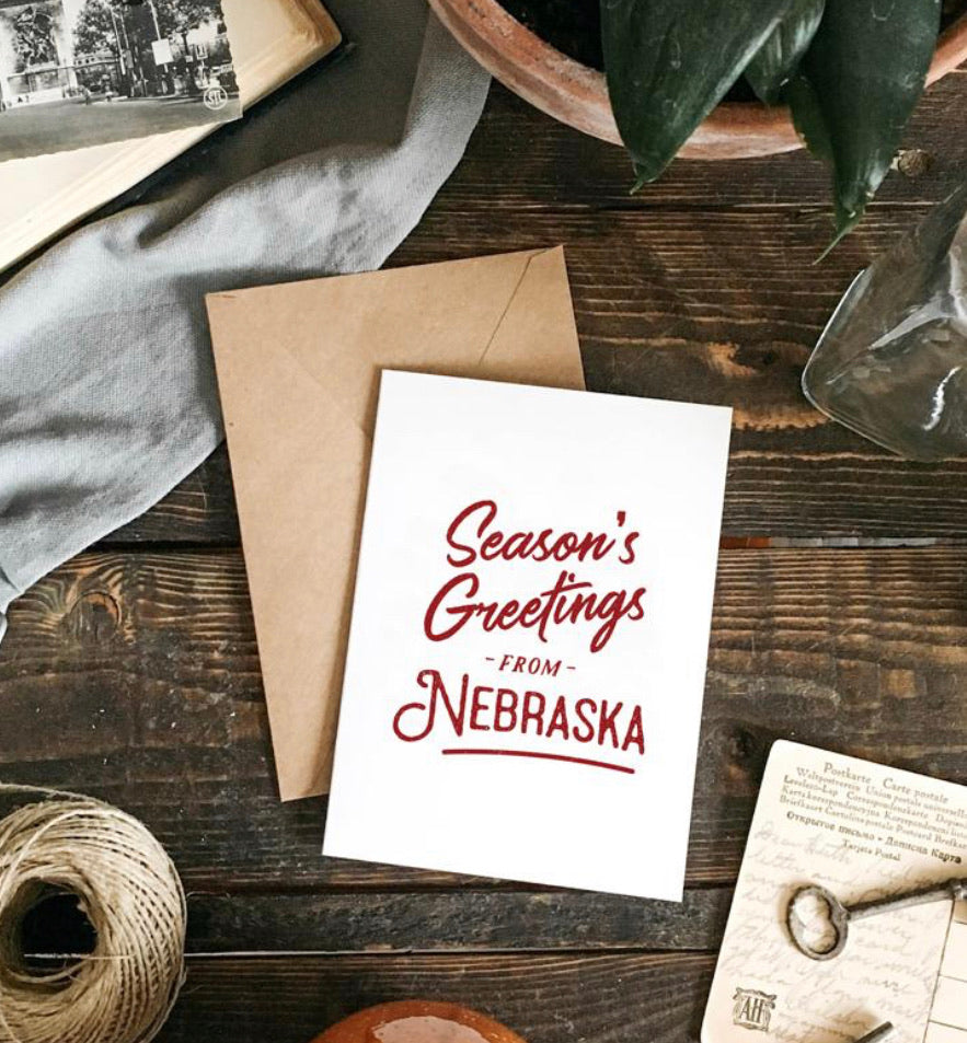 Anastasia Co. Card - Season's Greetings from Nebraska