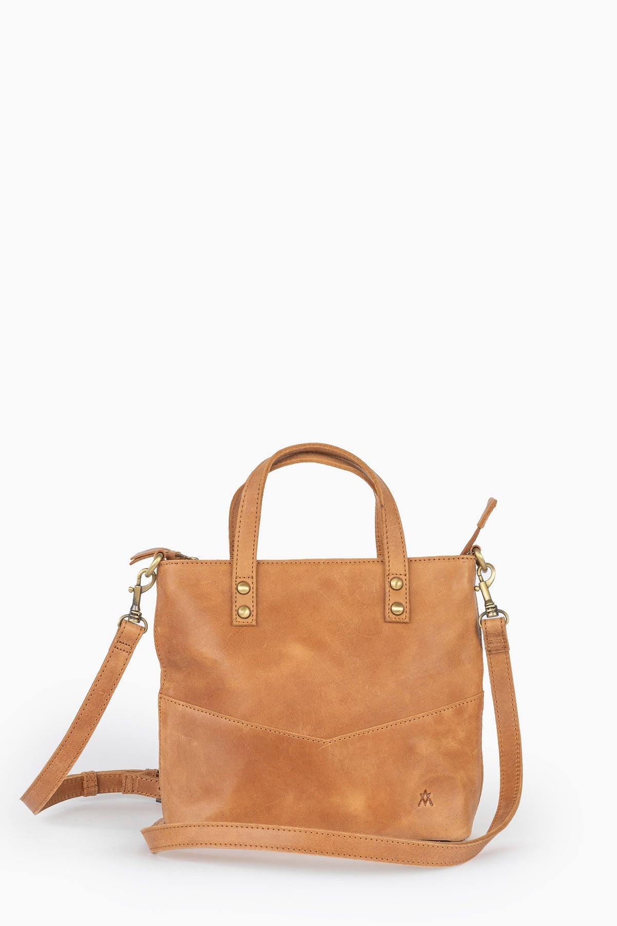 Elevate Mini Tote Crossbody - Camel