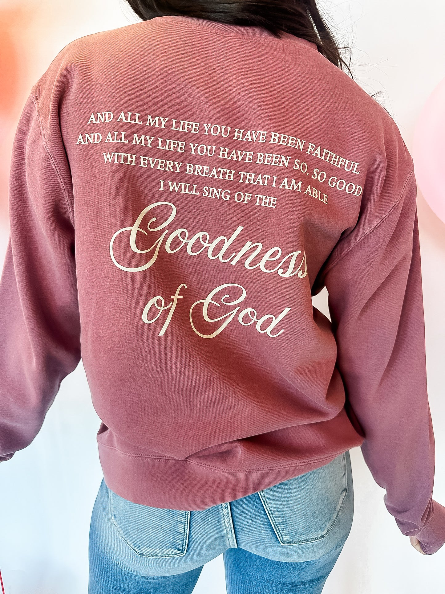 God Is Good Vintage Crew