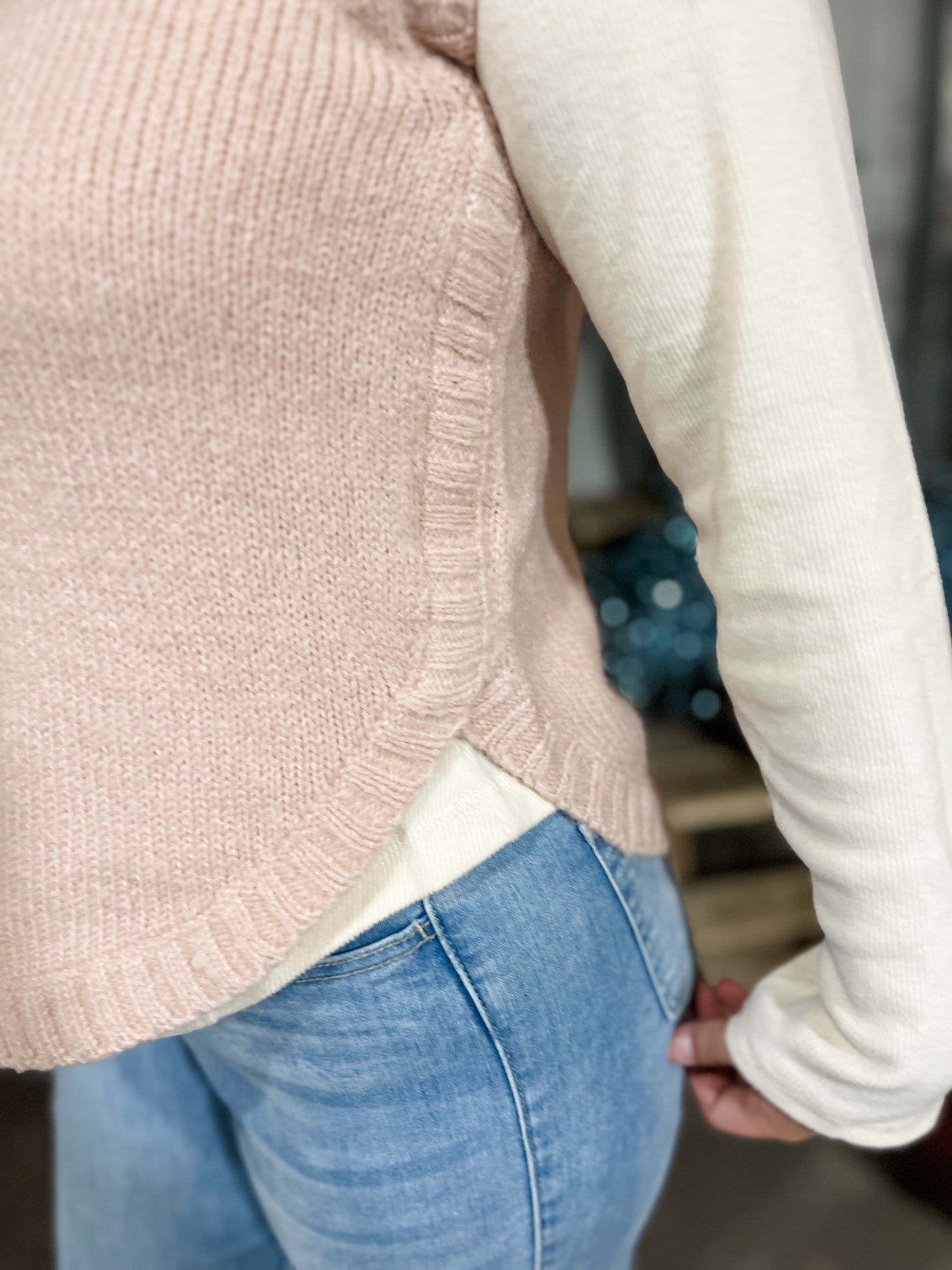 Belina Sleeveless Sweater - Mauve