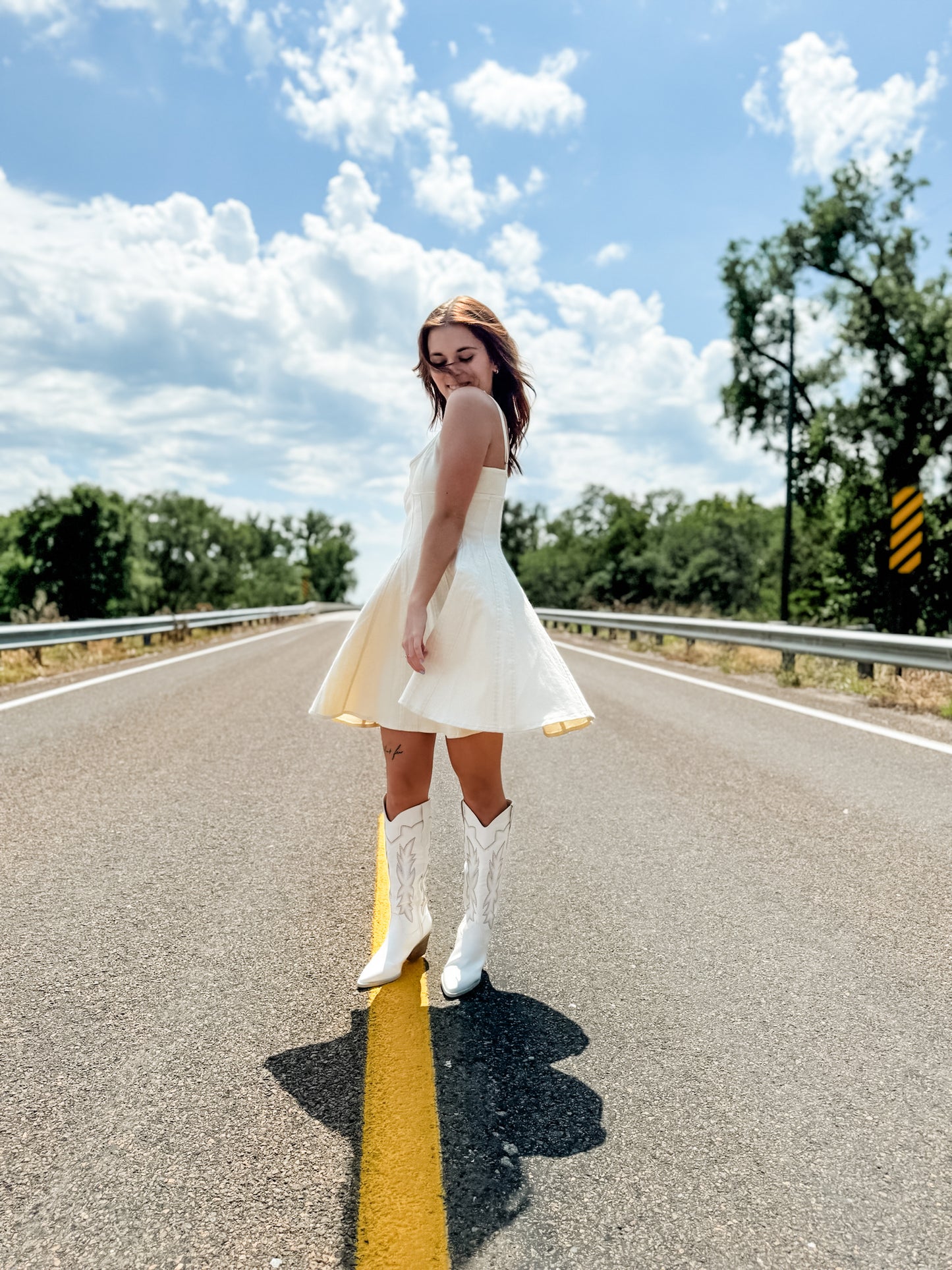 West Texas Mini Dress - Oatmeal