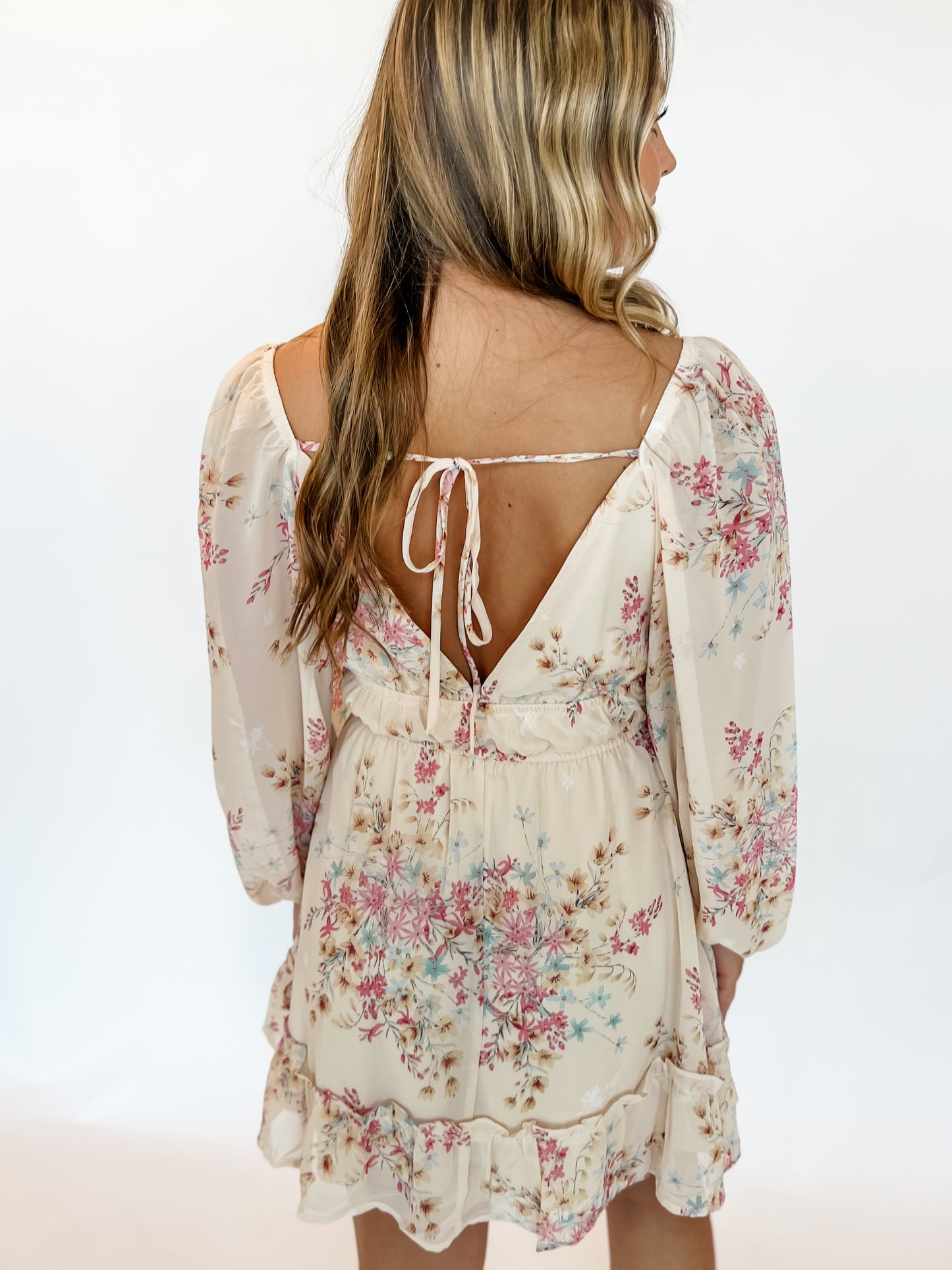 Midwestern Pretty Chiffon Dress