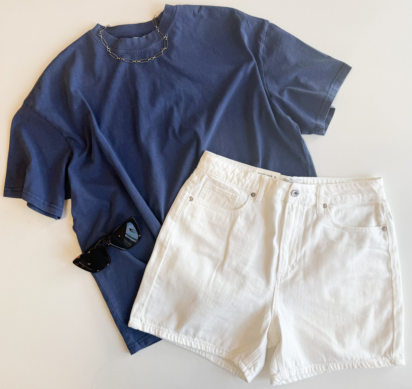 The Vintage Wash Tee - Navy