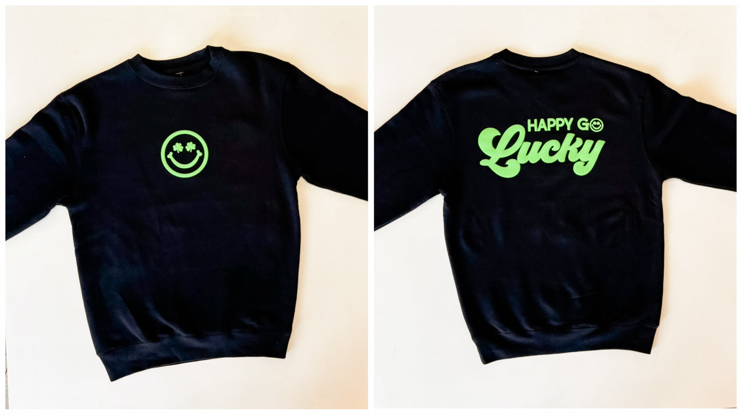Happy Go Lucky Crew - Black