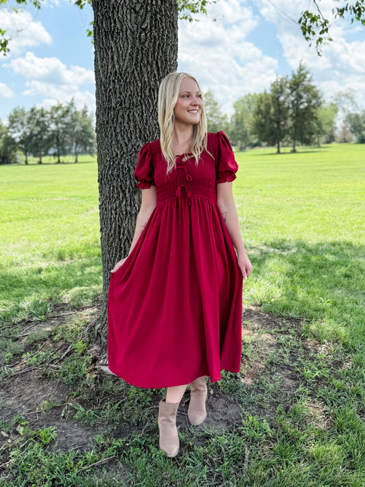 Slow Dancing Midi Dress