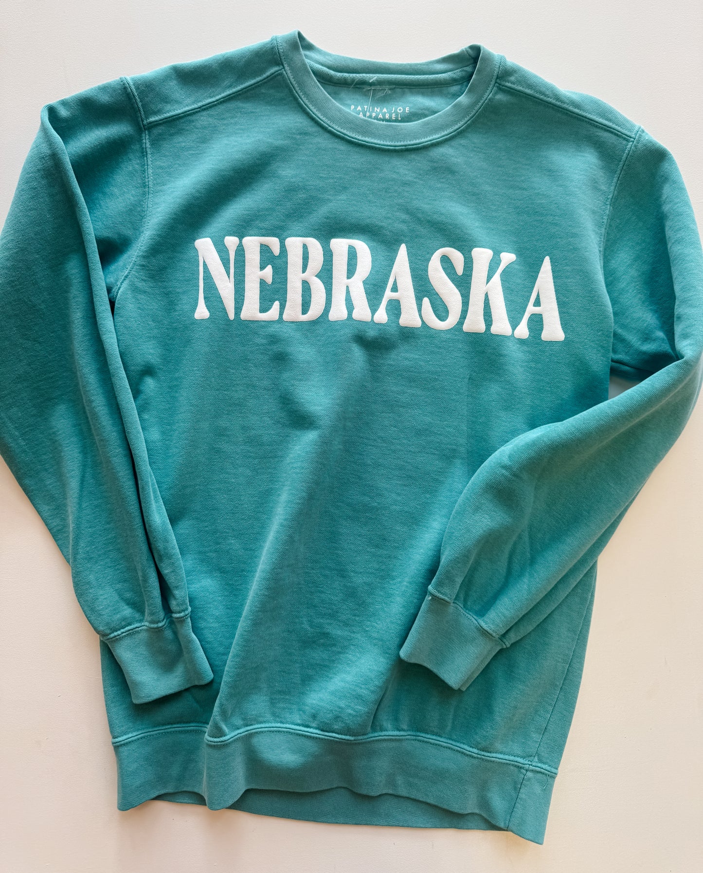 NEBRASKA Crew - Seafoam