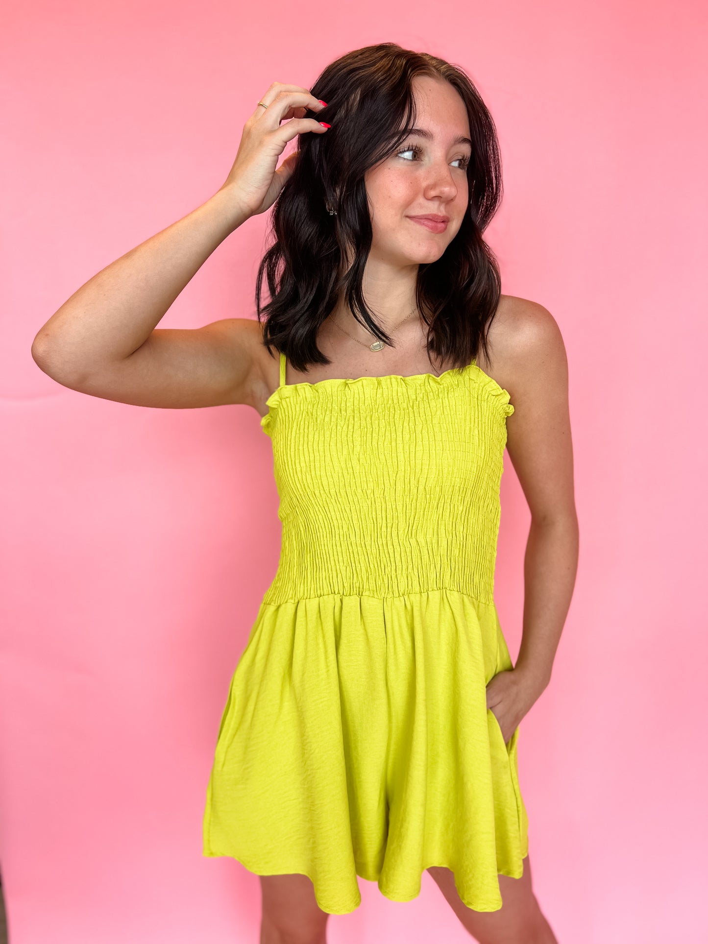 Lime of the Party Romper