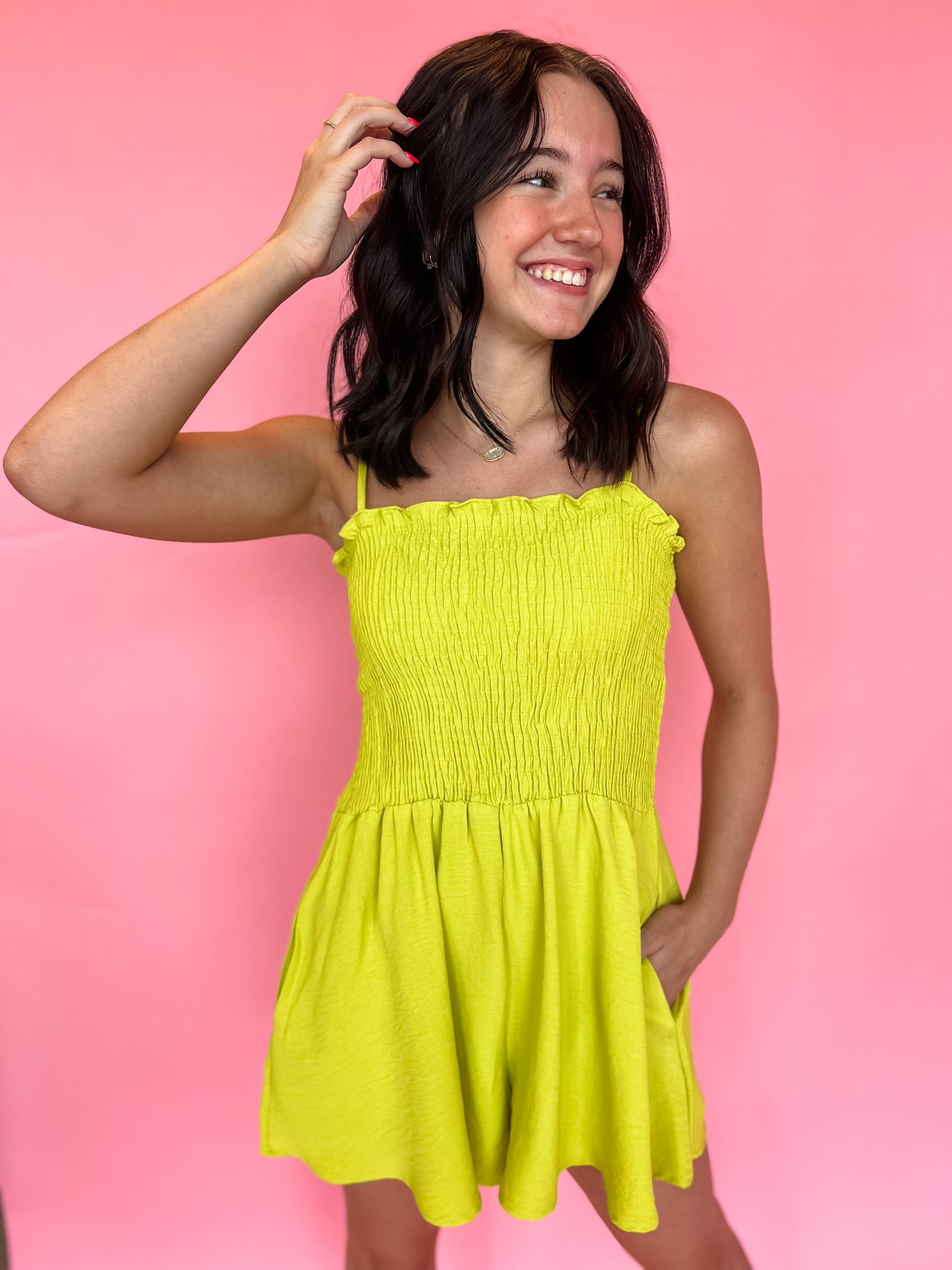 Lime of the Party Romper