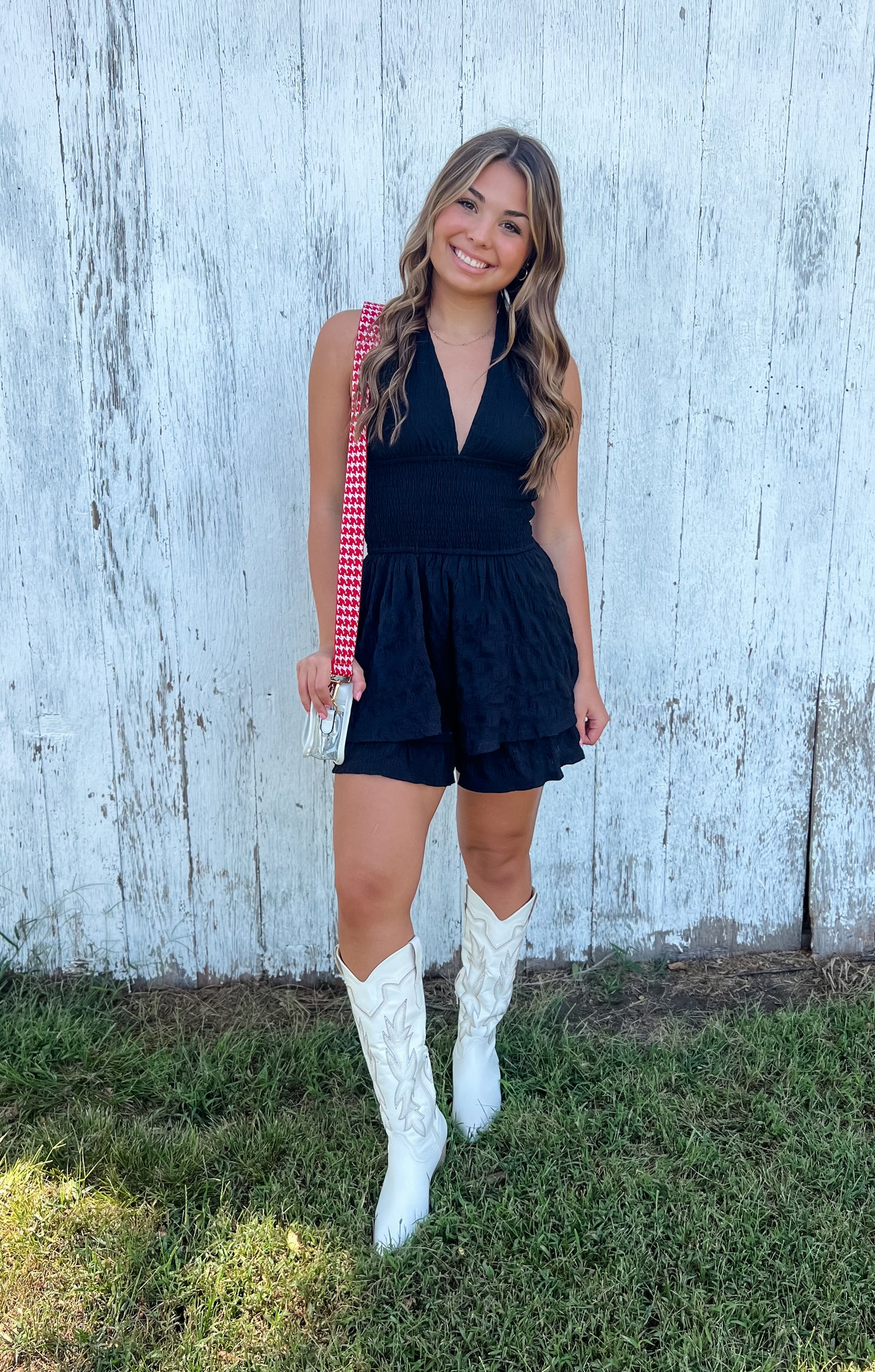 Beautiful Eyes Halter Romper