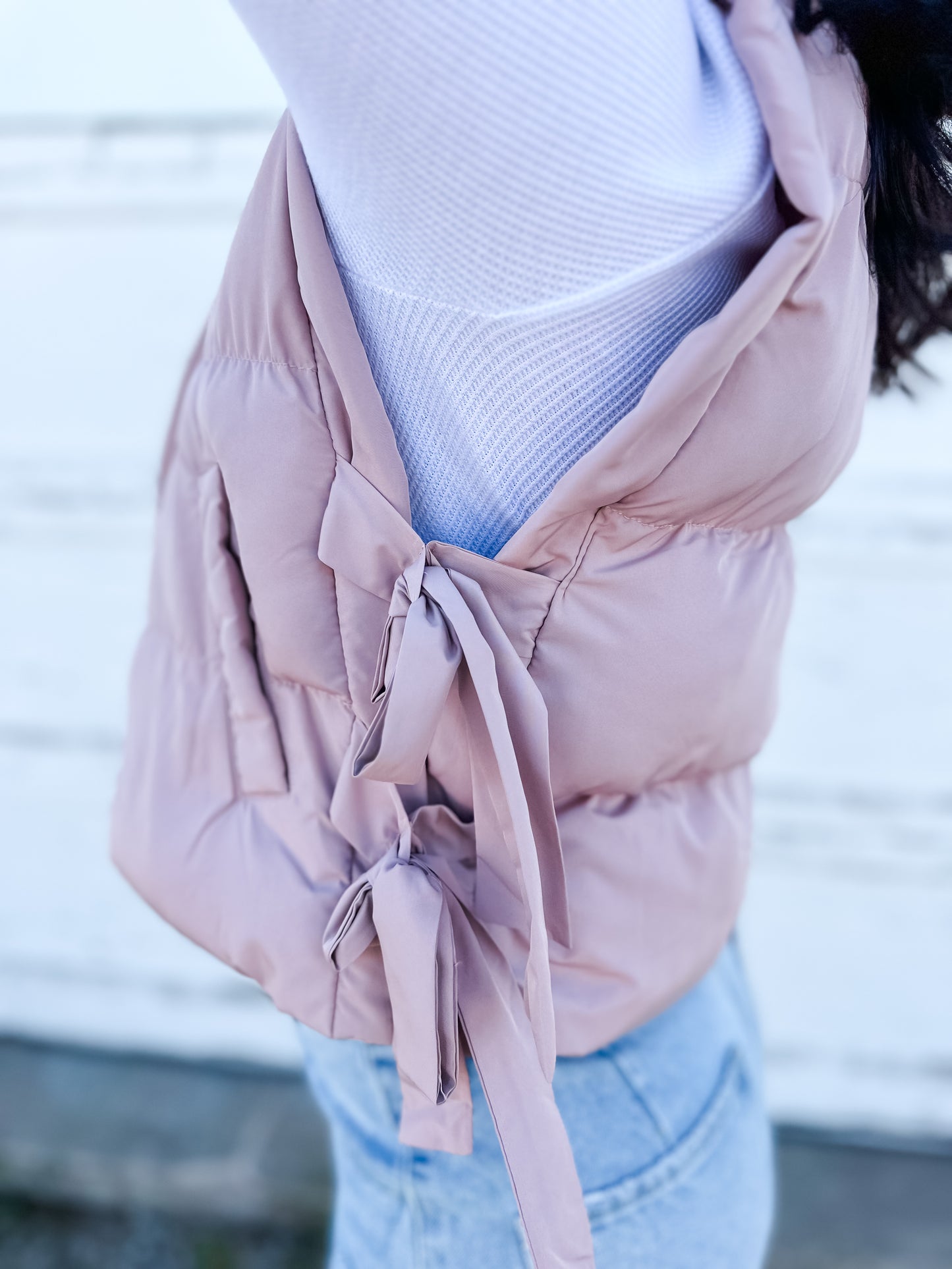 Every Little Thing Puffer Vest - Blush