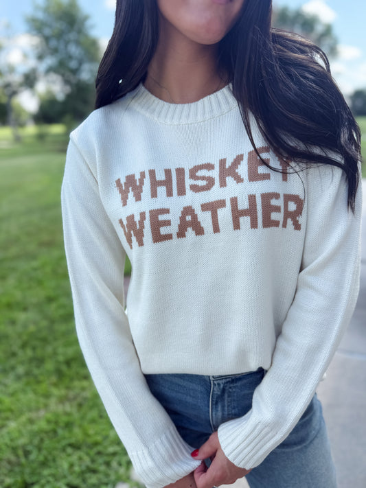 Whiskey Weather Sweater - Sweet Cream