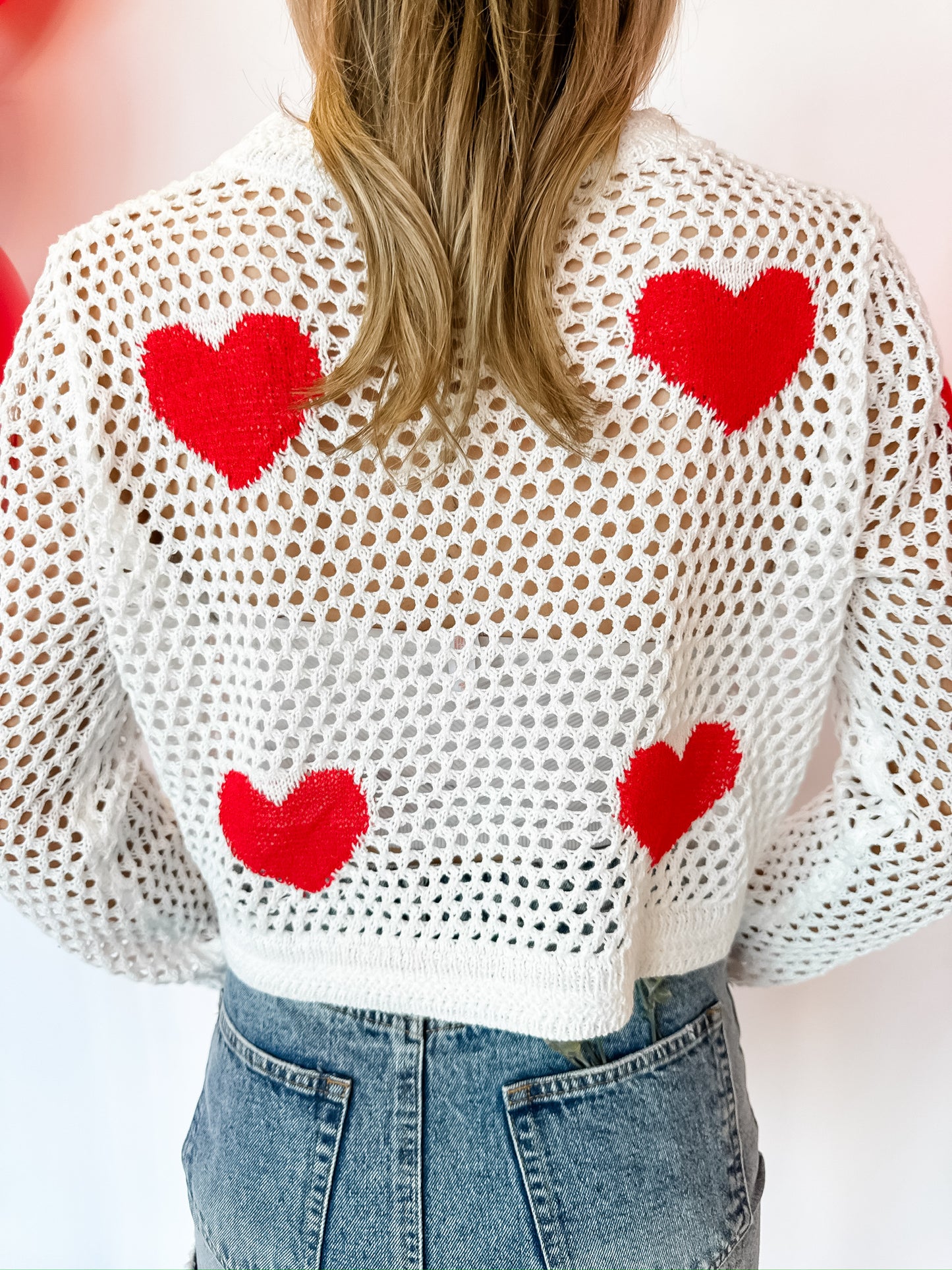 Heart to Heart Cropped Sweater