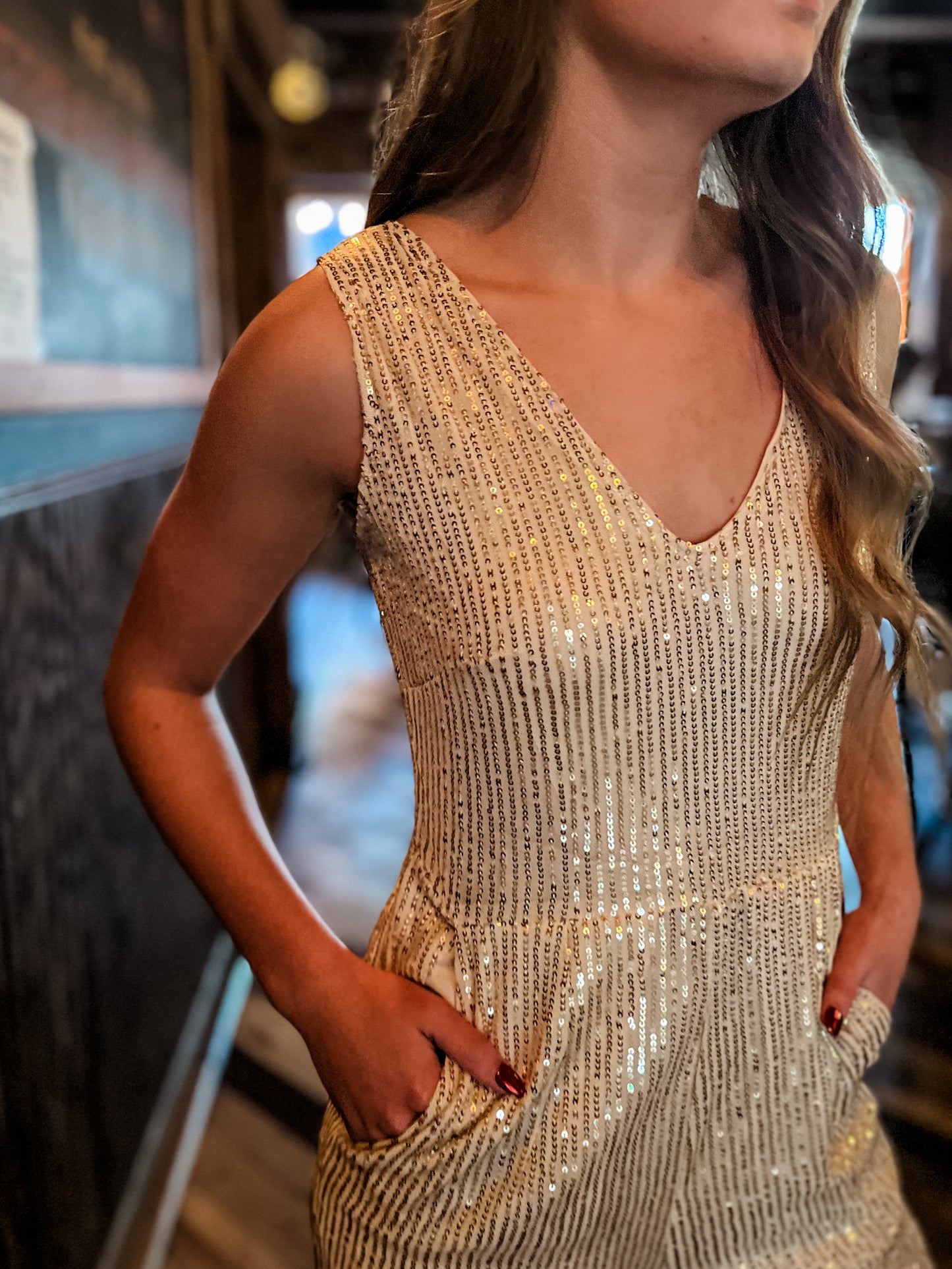 Girl of Gold Jumpsuit