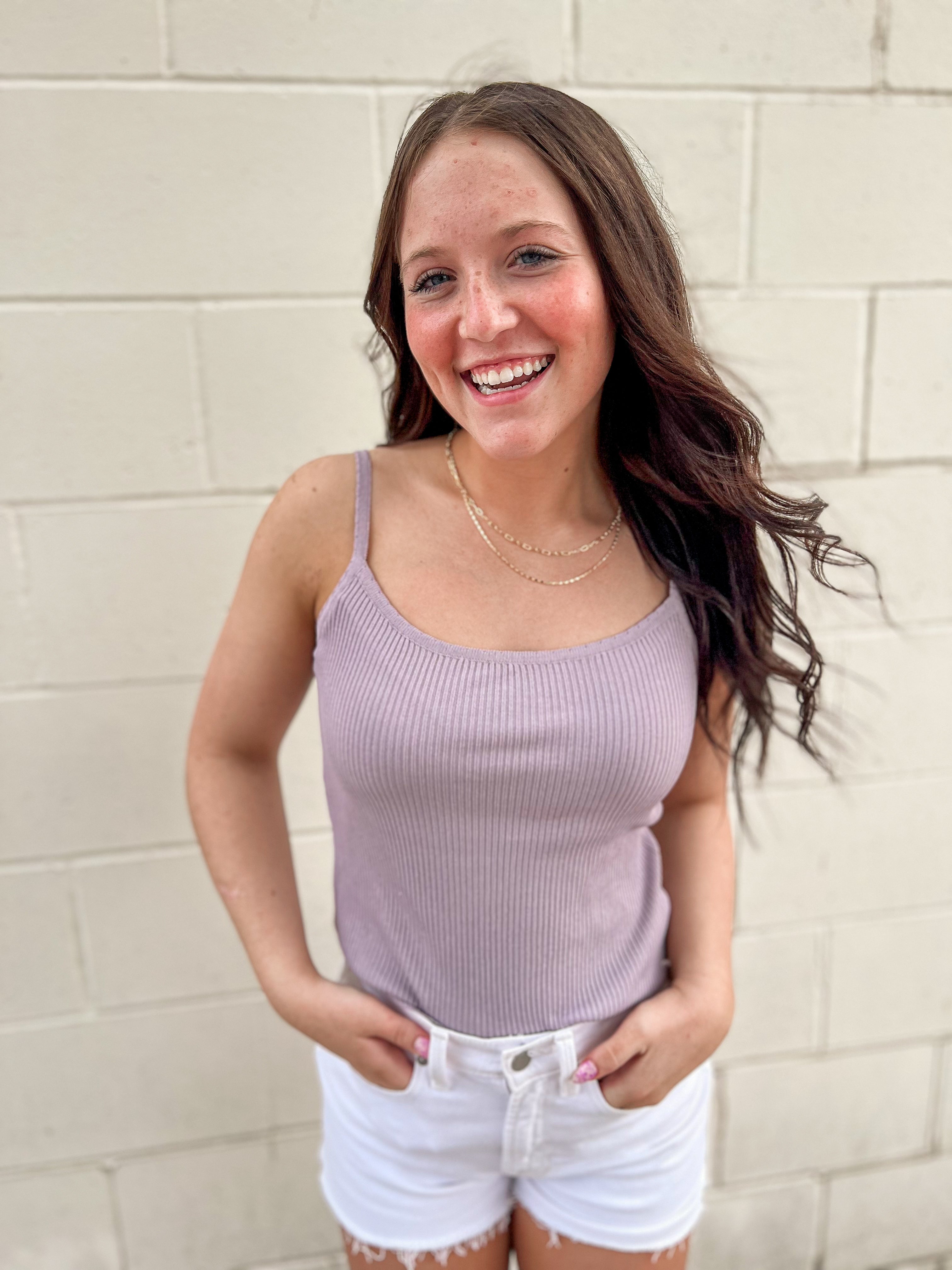 Tianna Knit Tank - Lavender – Patina Joe