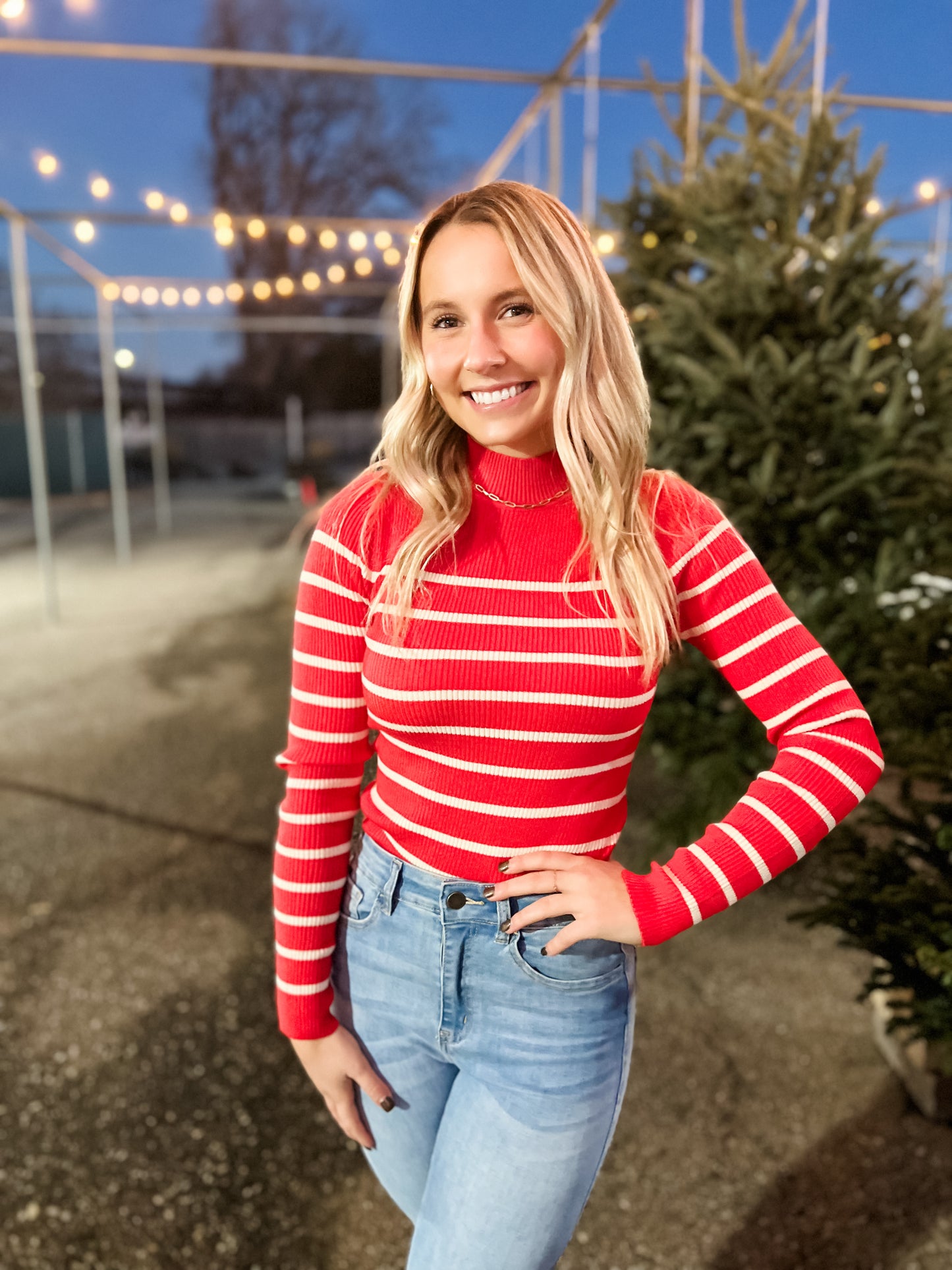Candy Cane Sweater - Peppermint