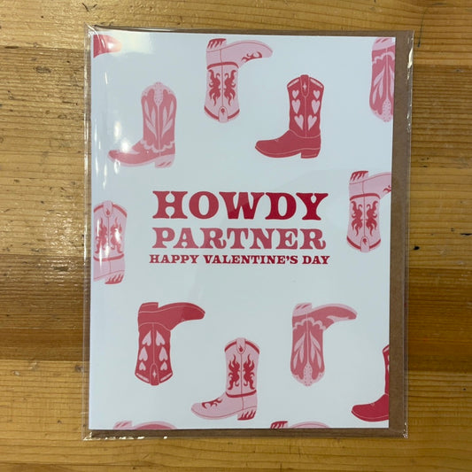 Anastasia Co. Card - Howdy Partner Happy Valentine’s Day