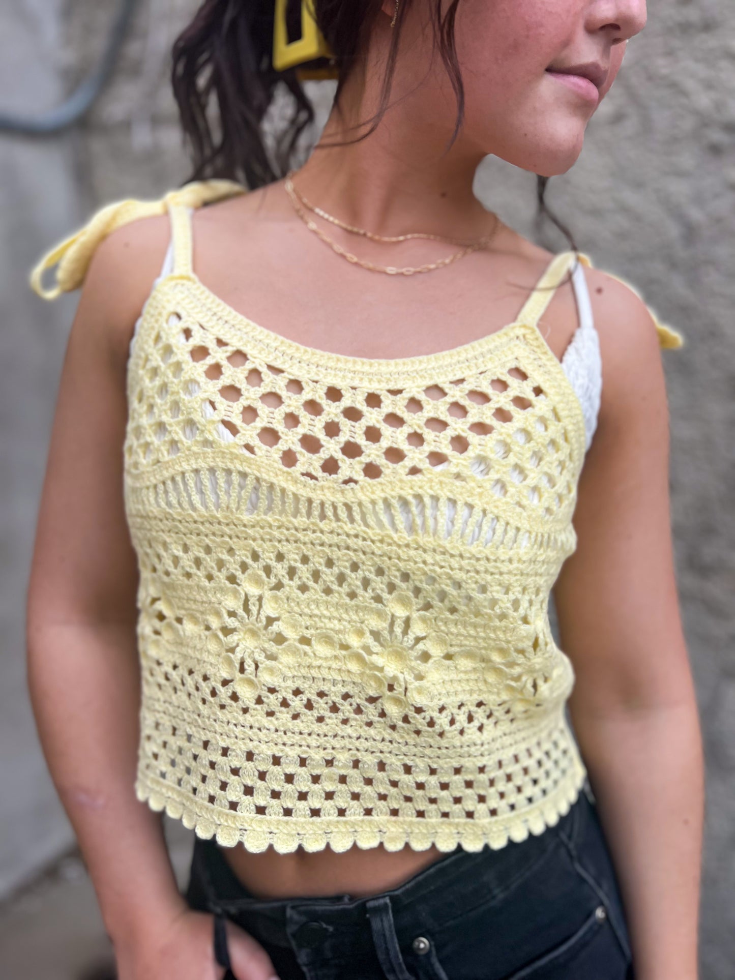 Claire Crochet Tank