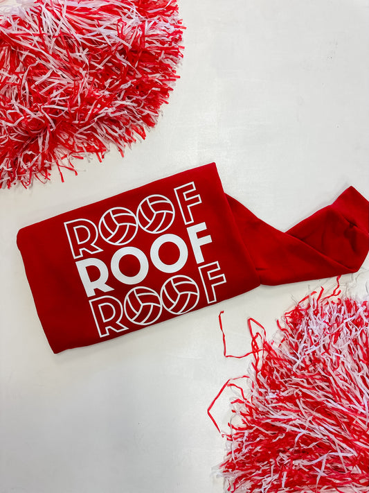 ROOF ROOF ROOF Crew - Red